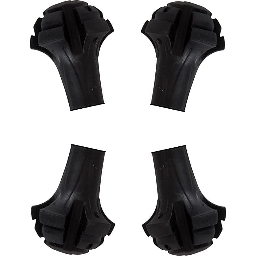 Paquete de 4 Puntas de Goma York Nordic para Bastones