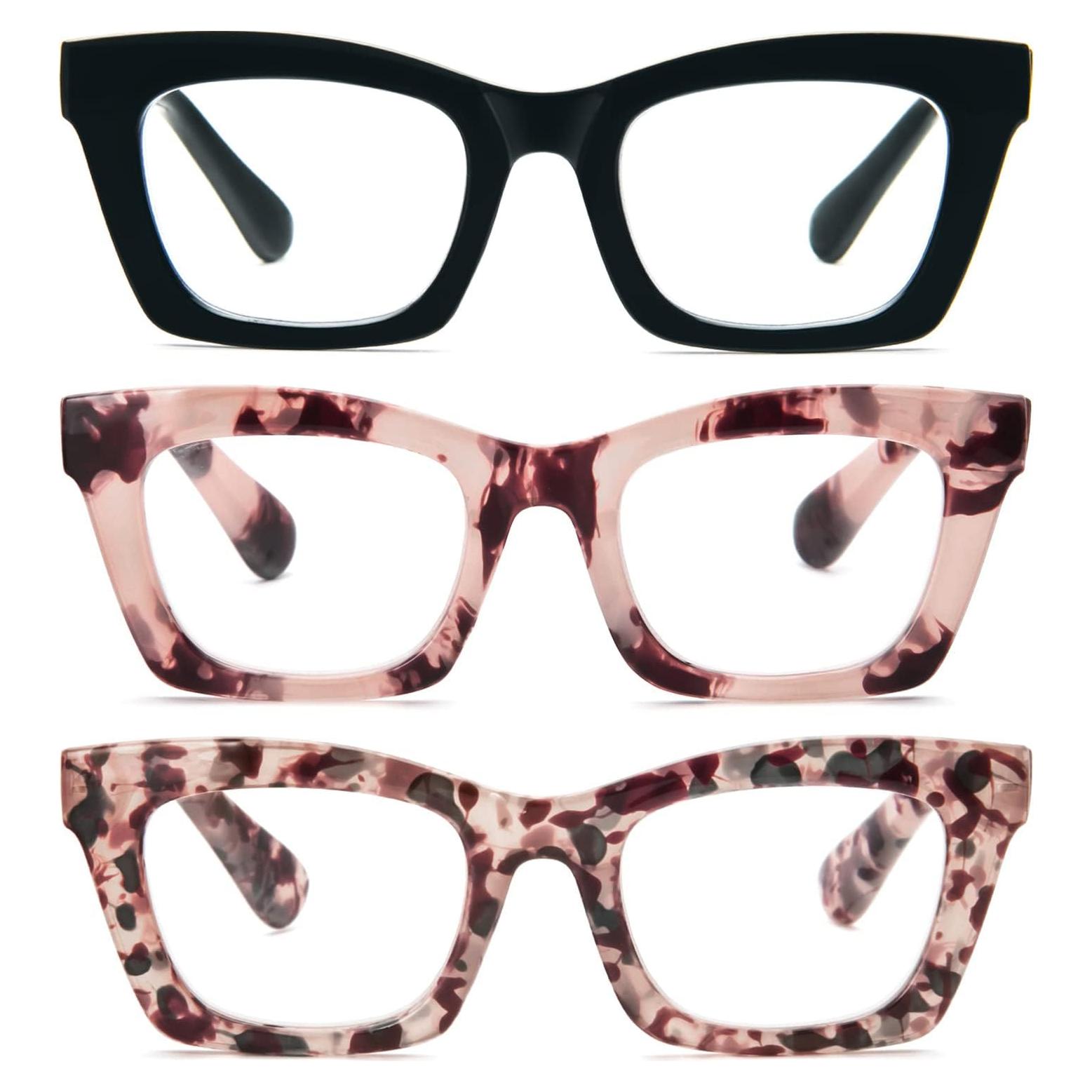 Gafas de Lectura Anti Luz Azul para Mujeres - 3 Colores 1.0x