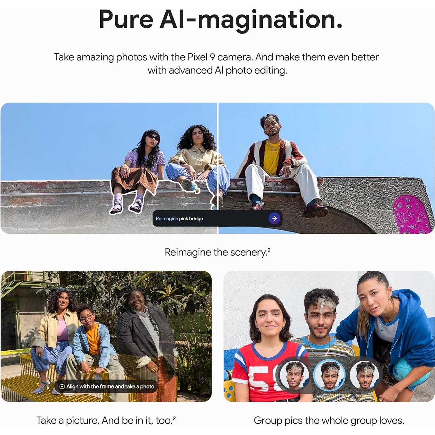 Google Pixel 9 - Smartphone 128GB Porcelana con IA y 12GB RAM