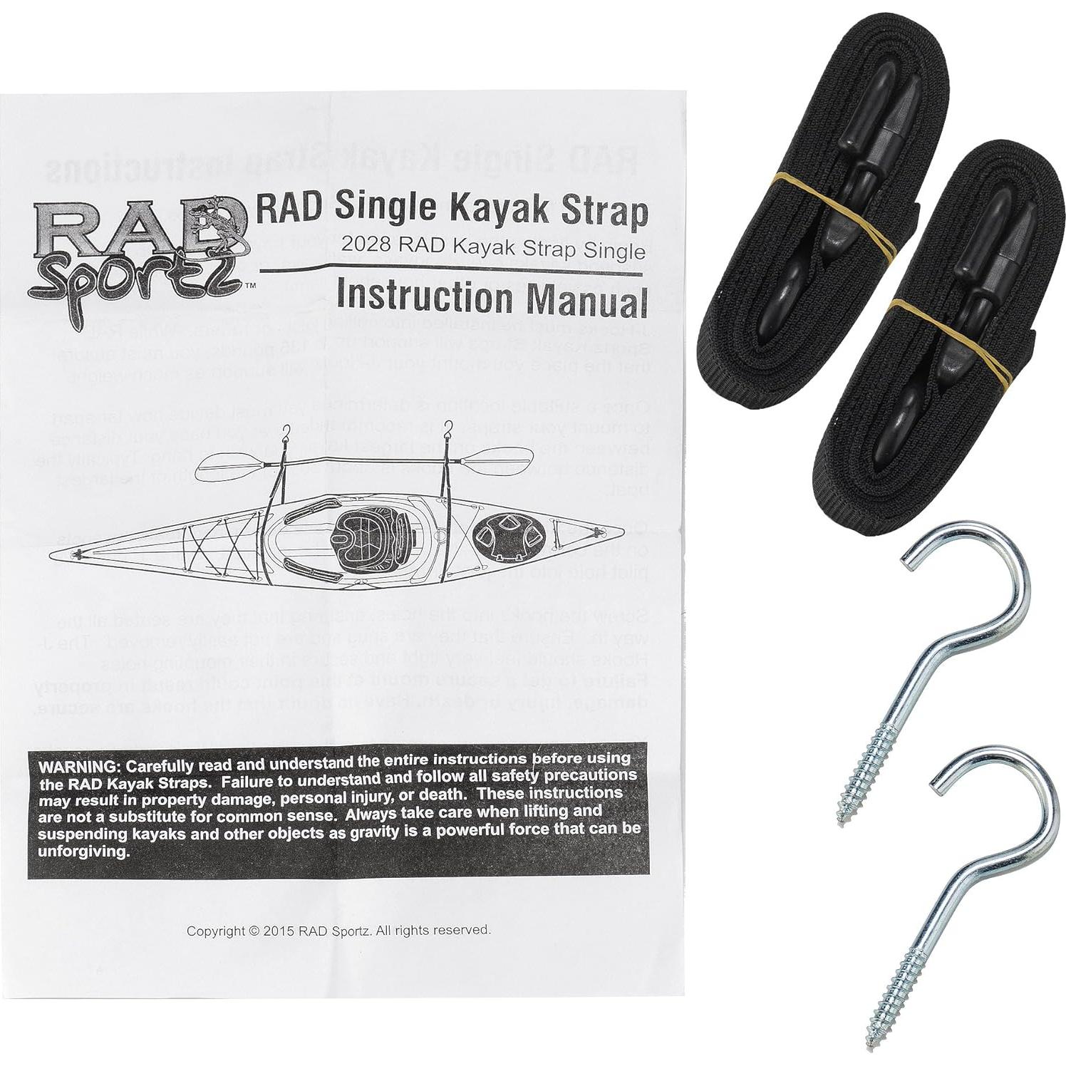 Soporte Doble para Kayak RAD Sportz - Almacenamiento Pared