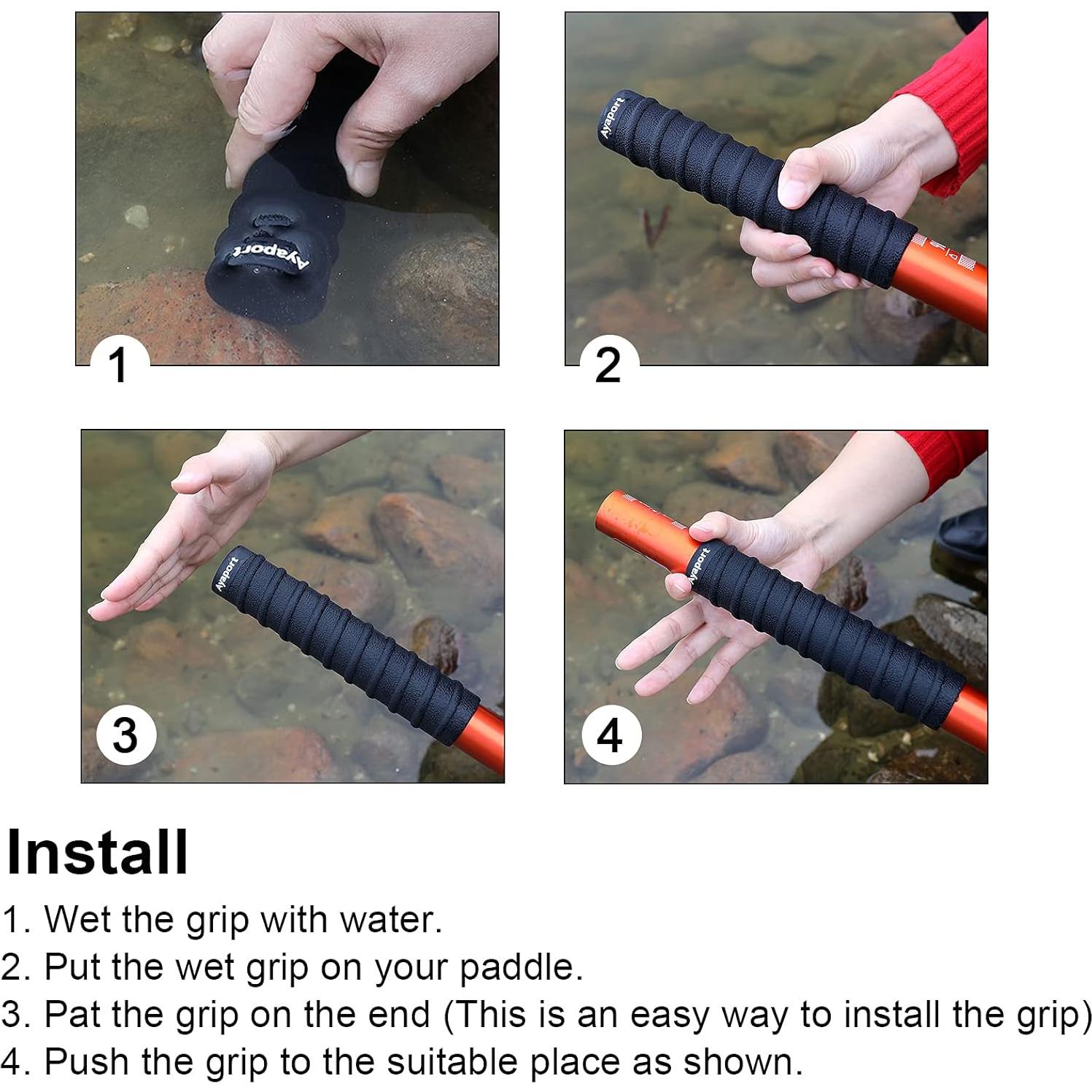 Agarraderas de Kayak Ayaport 30mm Silicona Antideslizante