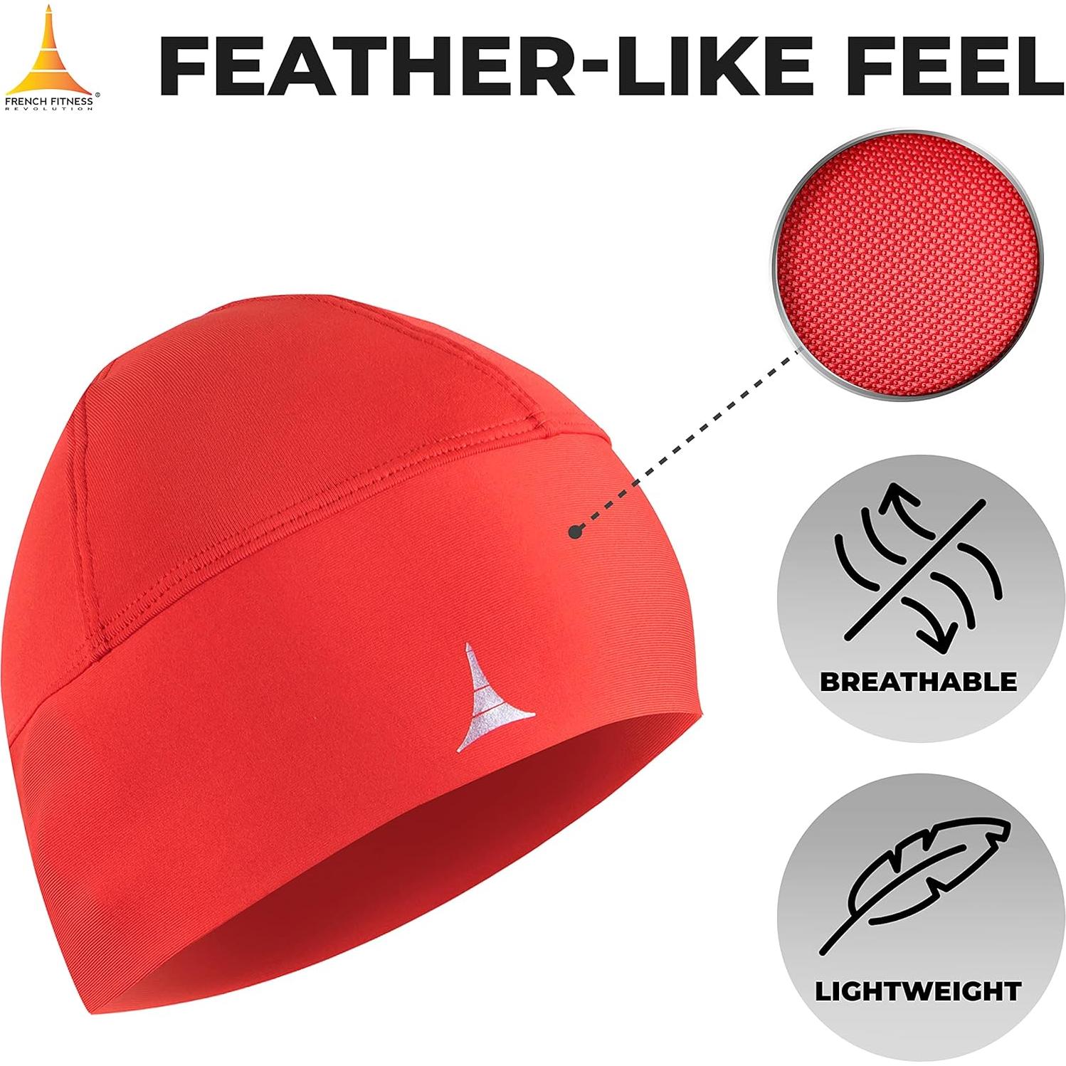 Gorro Interior para Casco Revolución del Fitness Rojo