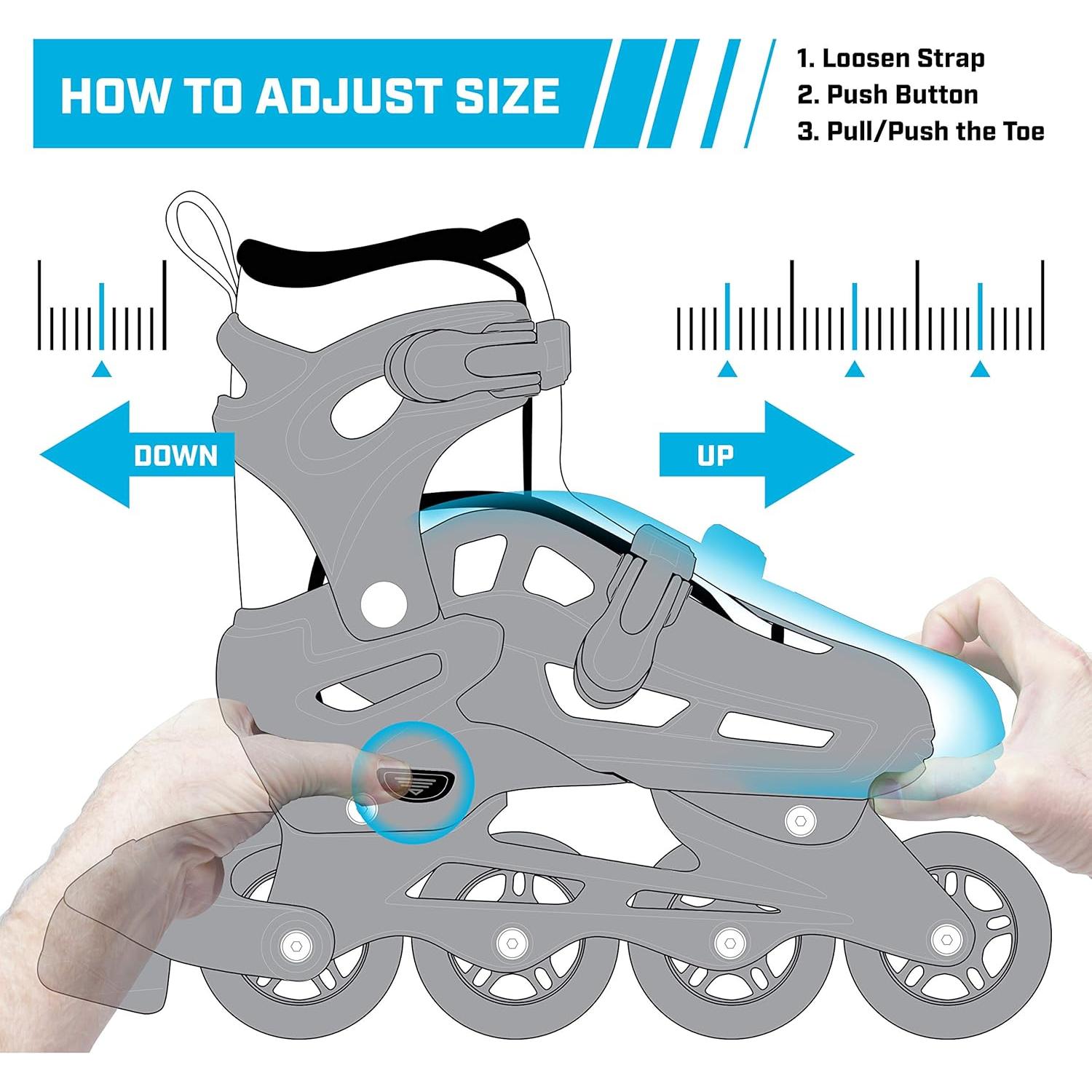 Patines en Línea Roller Derby V-Tech 500 Ajustables 6-9
