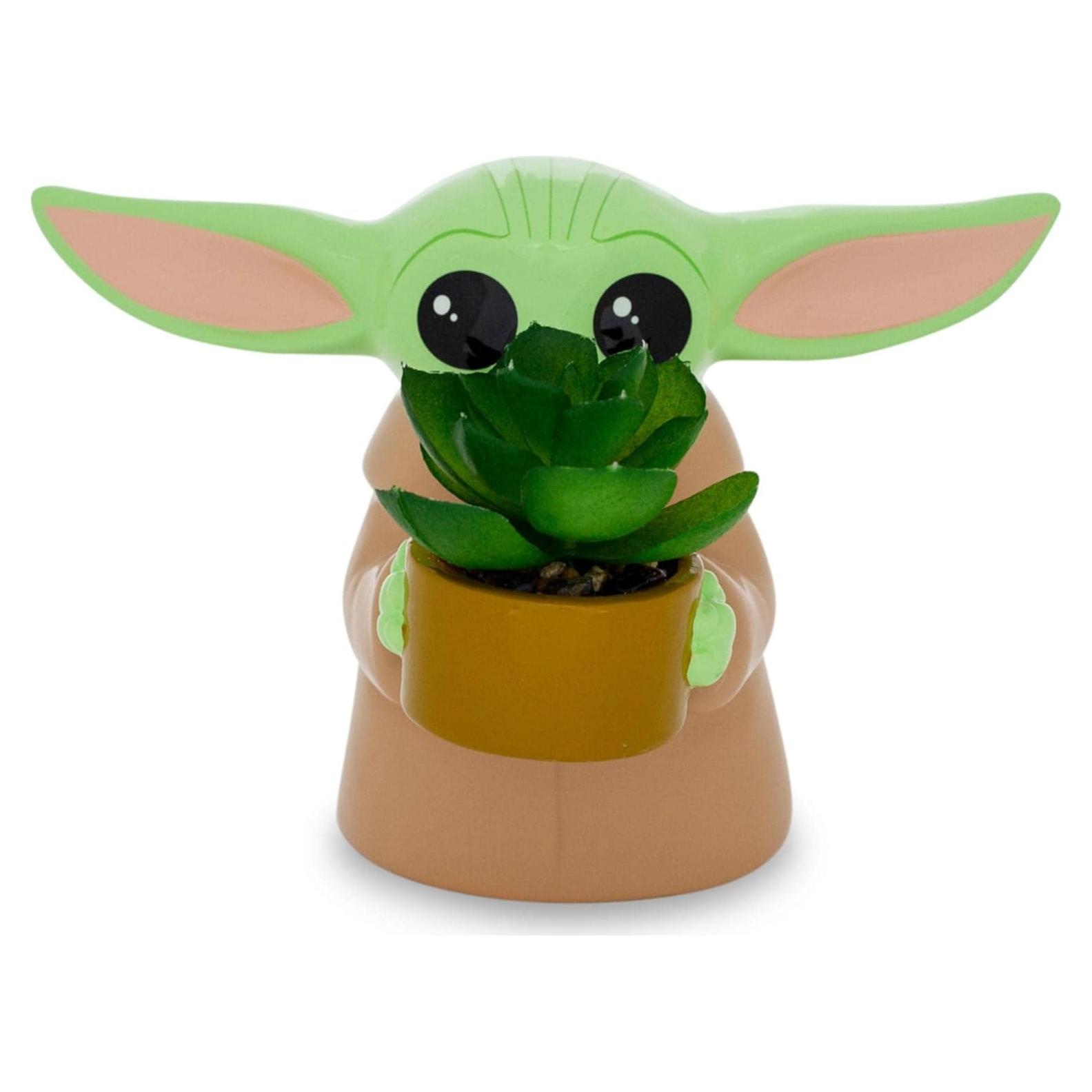 Maceta mini Grogu de cerámica 10 cm Star Wars