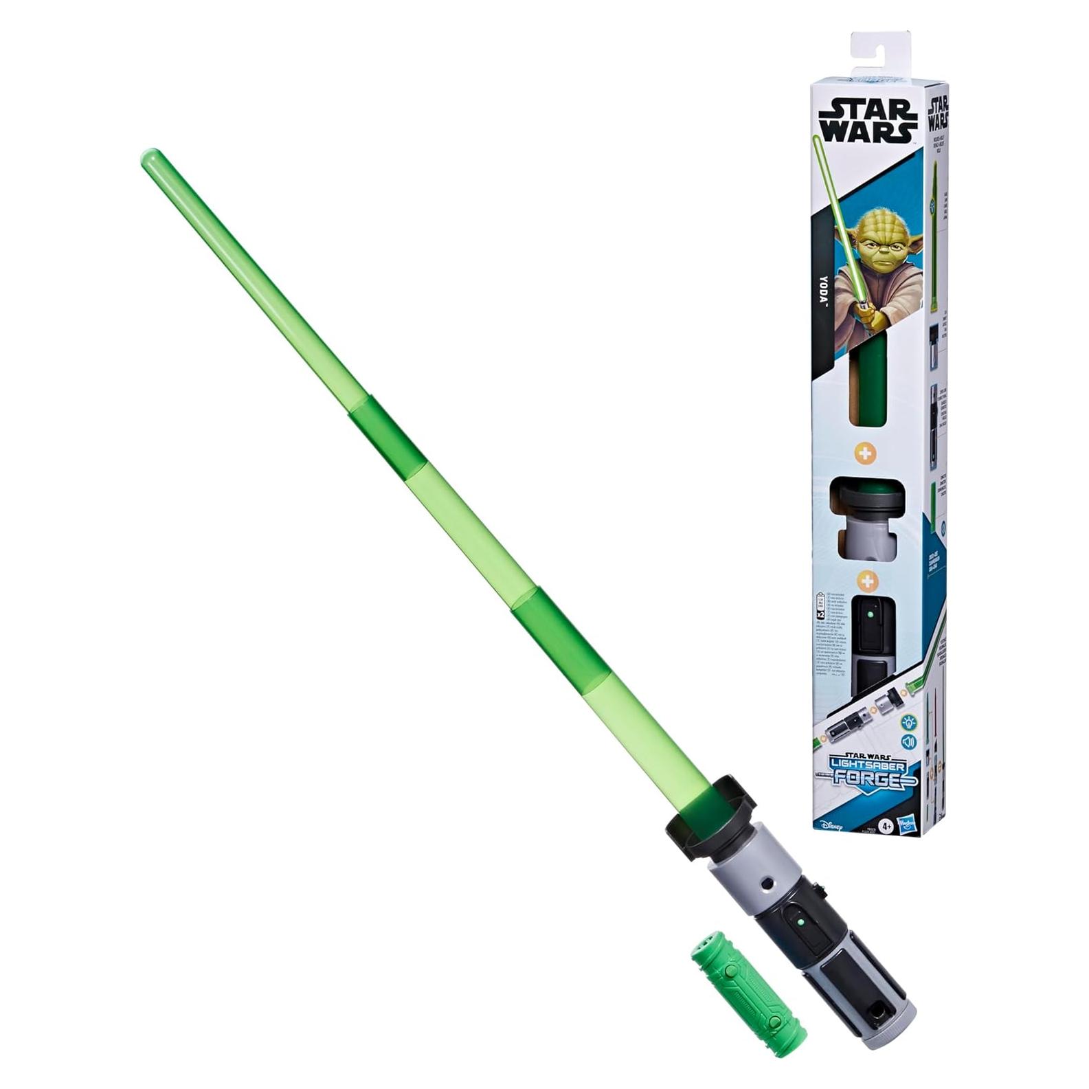 Sable de Luz Electrónico Star Wars Yoda Verde Personalizable