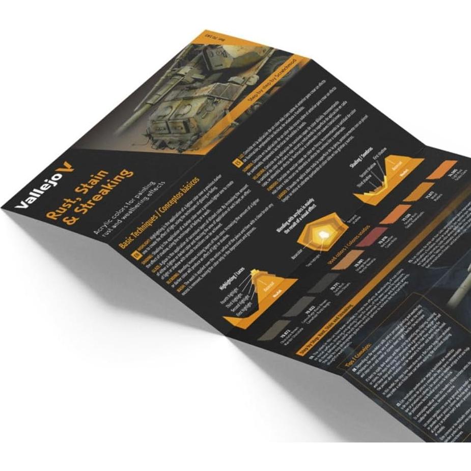 Vallejo Set de Pinturas Acrílicas 8 Colores 18 ml Efectos Óxido