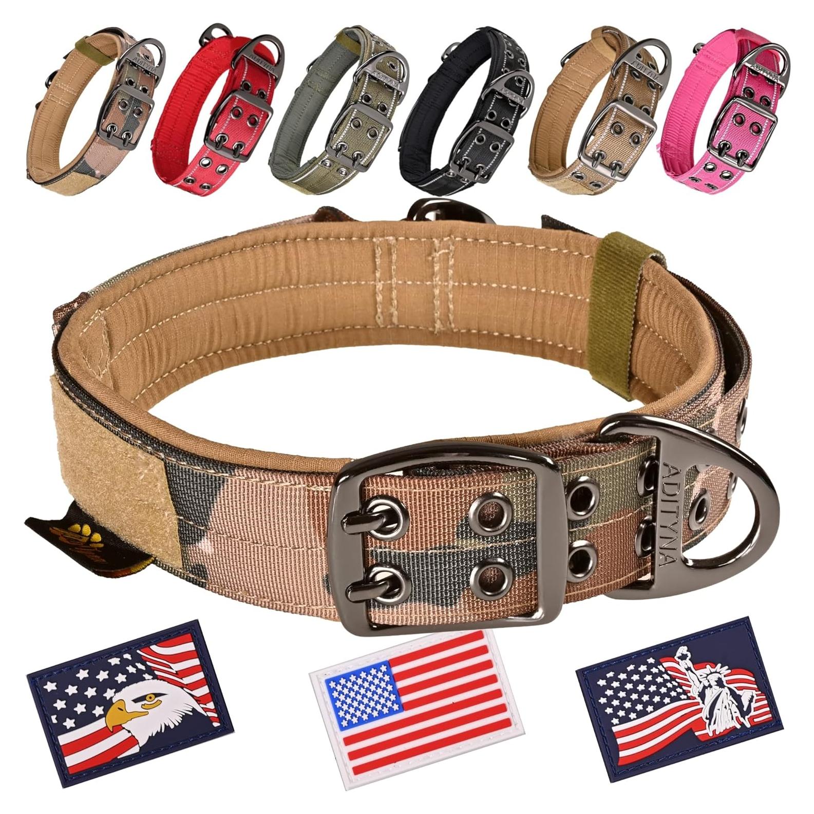 Collar para Perros Medianos ADITYNA Camuflaje Ajustable