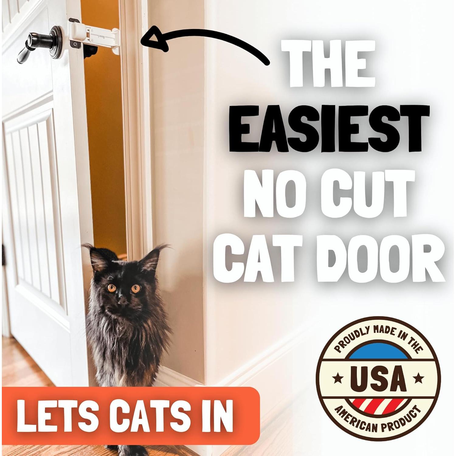 Soporte de Puerta Buddy para Gatos - Ajustable y Portátil