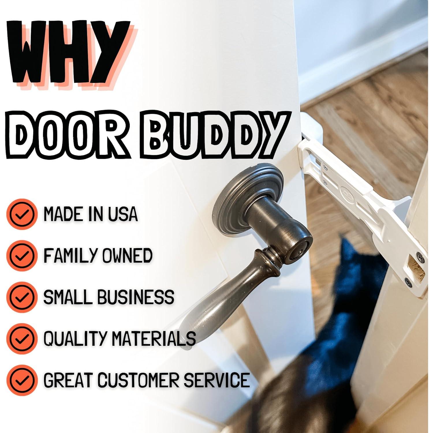 Soporte de Puerta Buddy para Gatos - Ajustable y Portátil