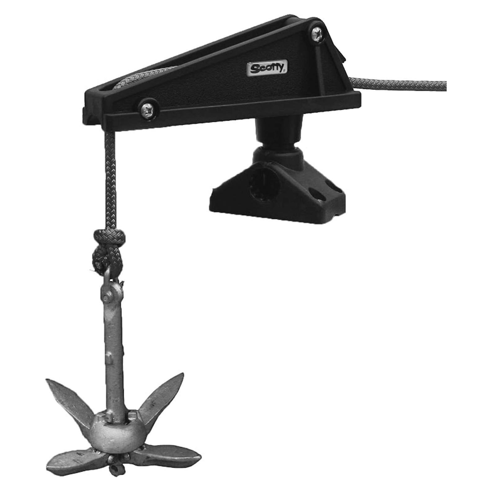 Ancla Lock Scotty #276 con Montaje Lateral #241 Negro