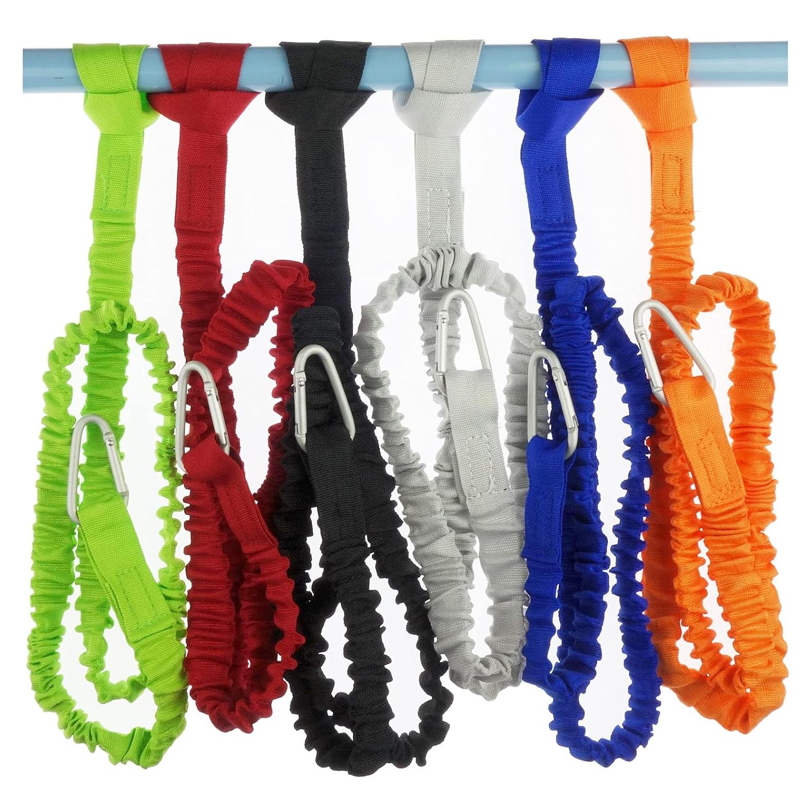 Paquete de 6 correas elásticas Kasteco para palas y cañas