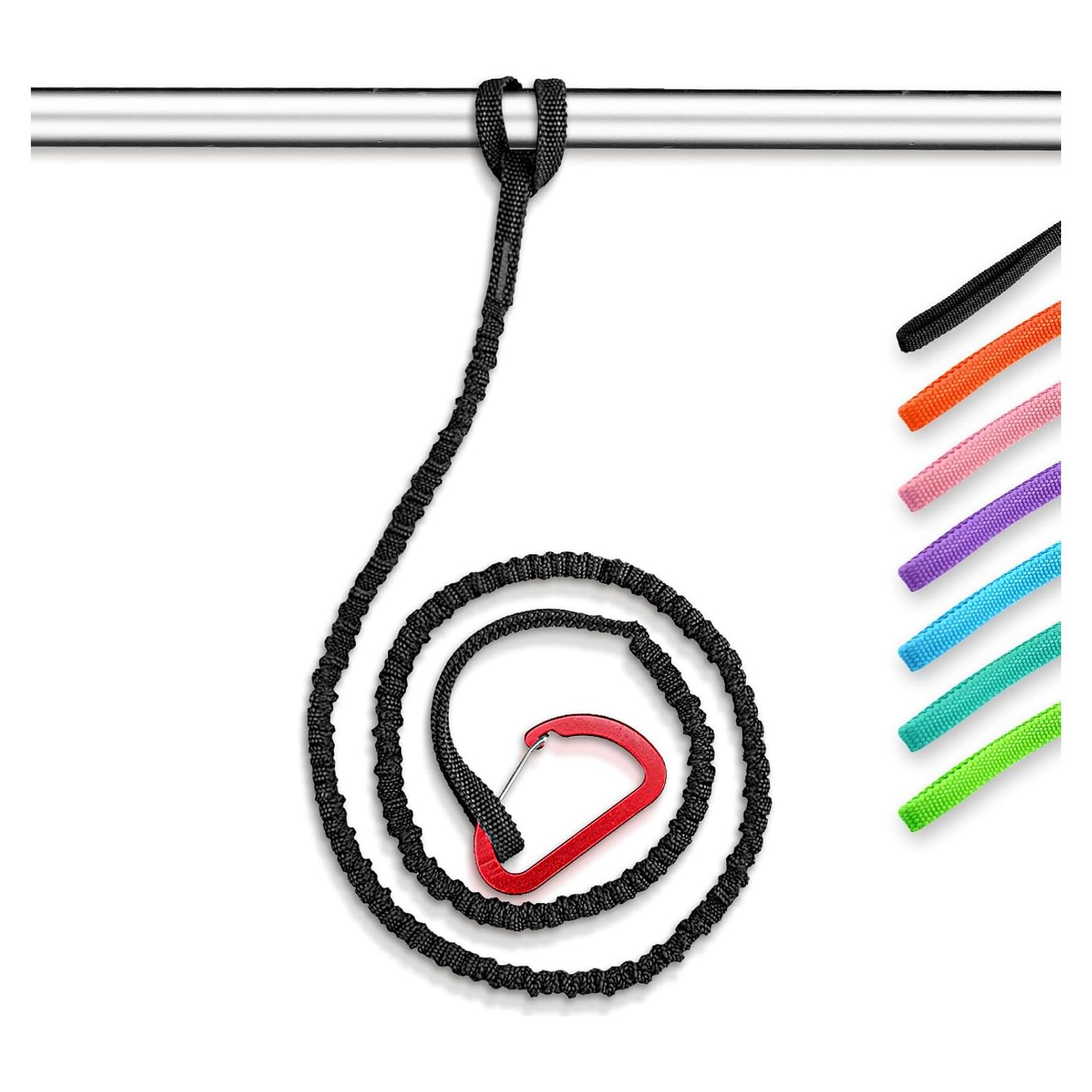 Correa de Remo Elástica OCEANBROAD 1,52-2,13 m Negro