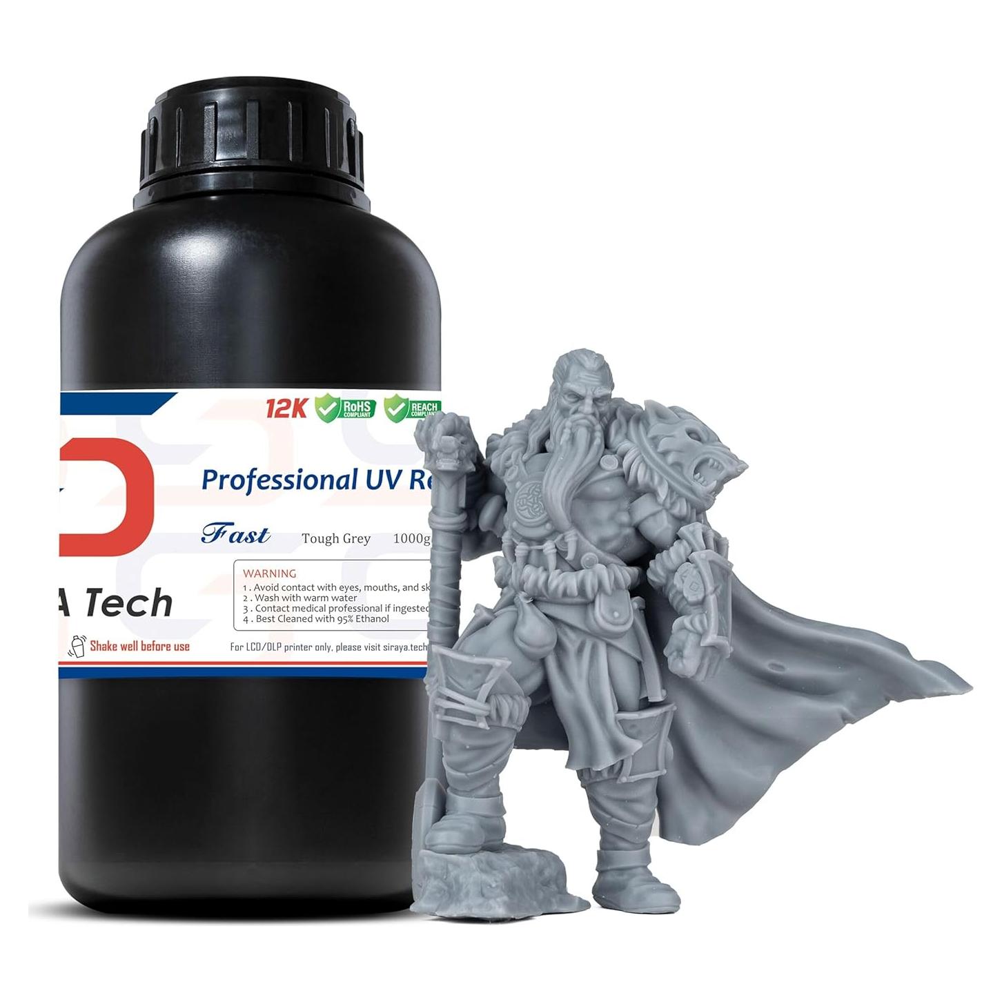 Resina 3D ABS-Like Siraya Tech Gris Resistente 1kg