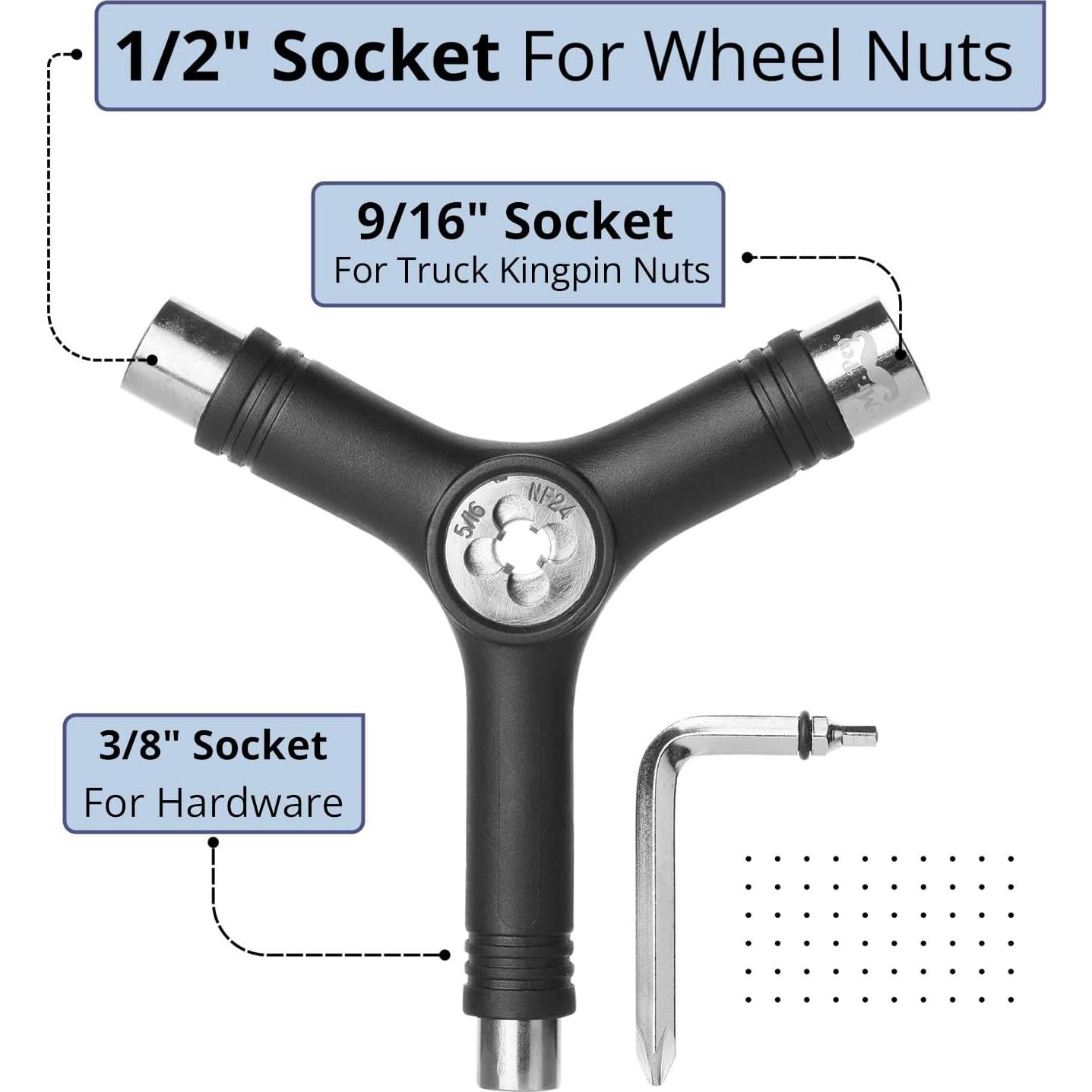 Herramienta de Patinaje Mr. Pen Rosa Kit 2 Piezas