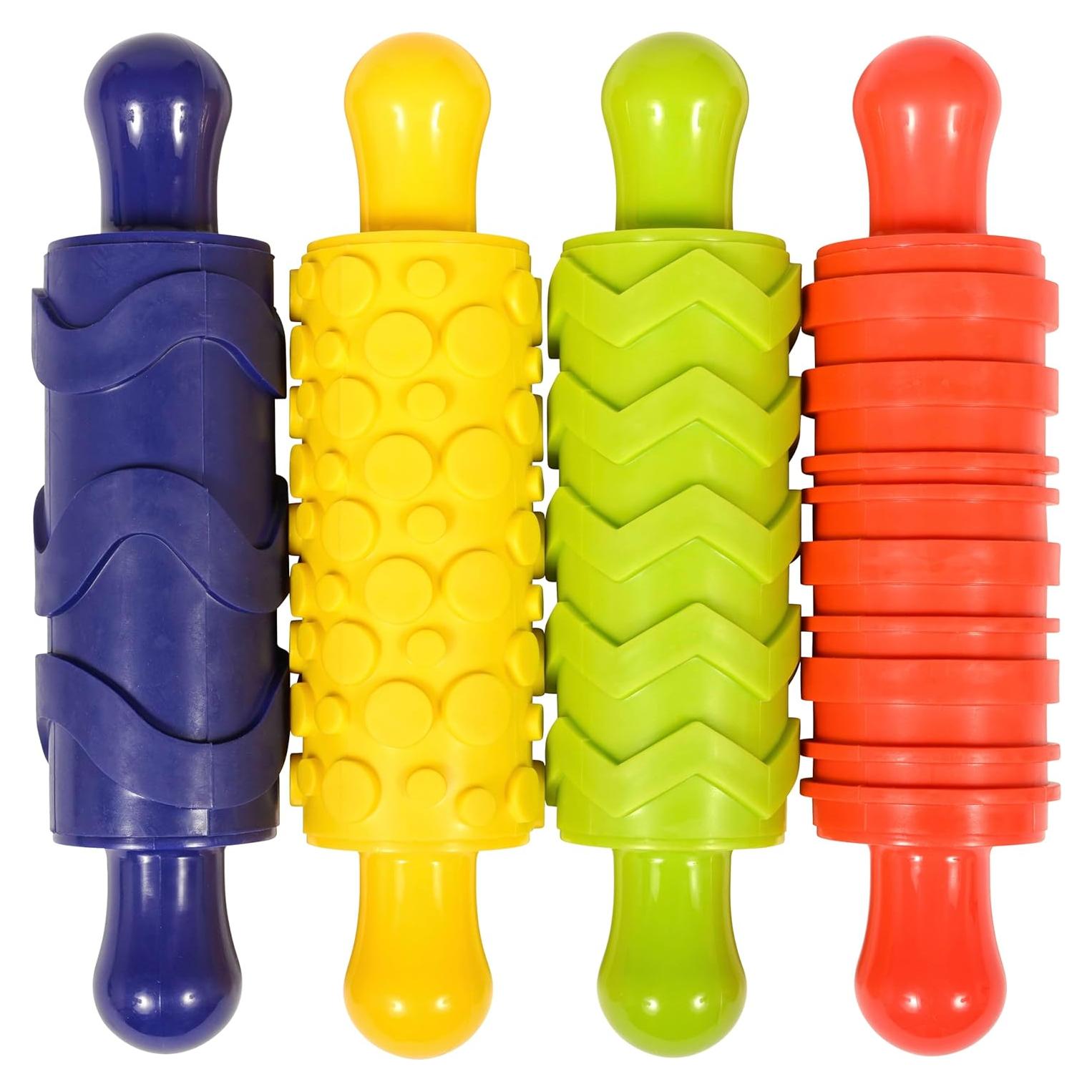 Rodillos de Textura para Niños Learning Advantage - 4 Patrones