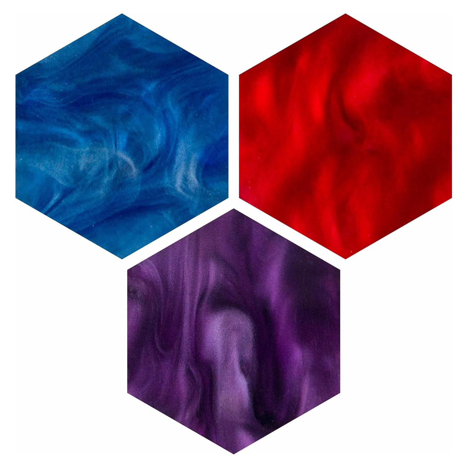 Fichas Acrílicas C4Labs 90pc Hexágono Colores Sinfonía
