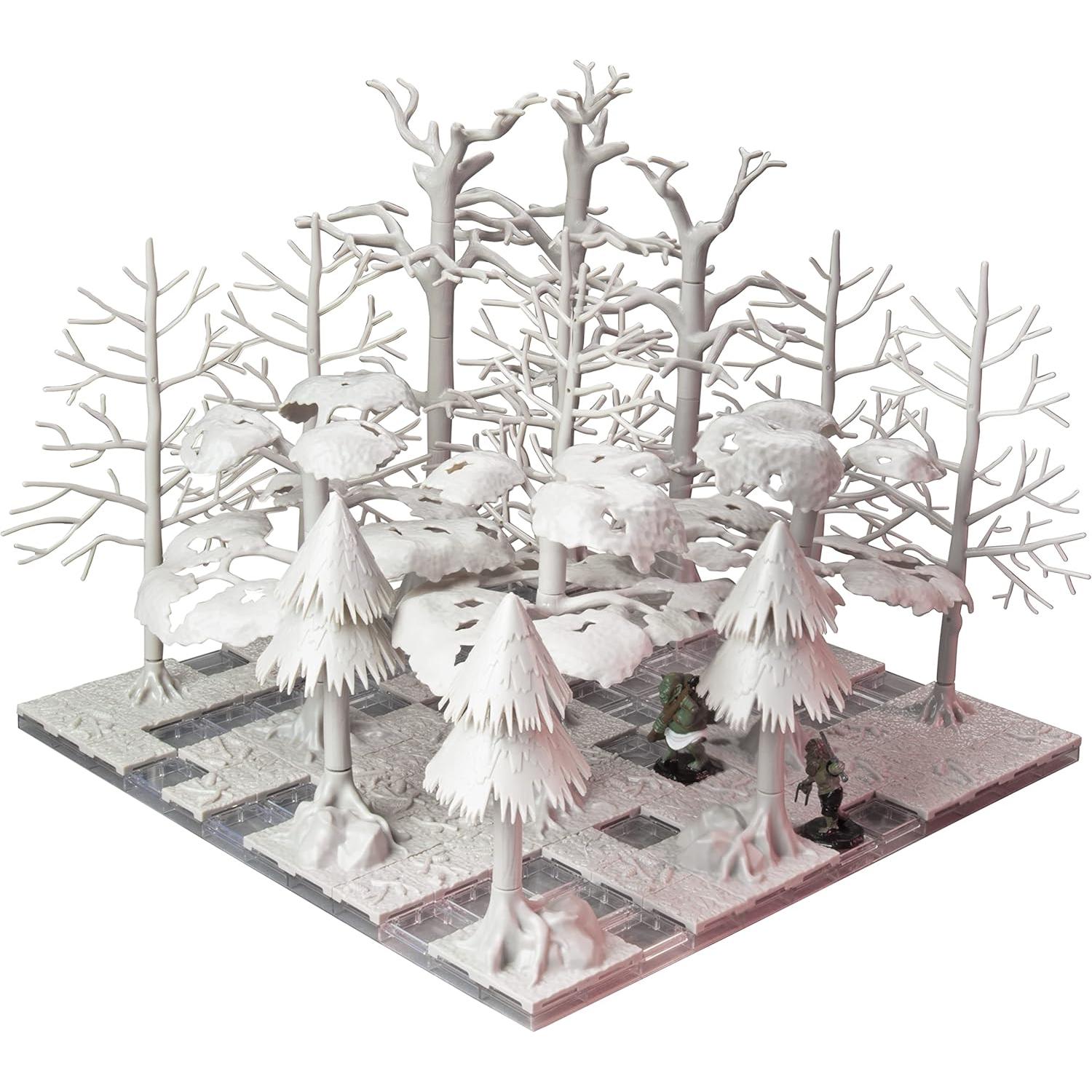 Conjunto de Árboles Bosque Pintables Monster 91 Piezas 3D