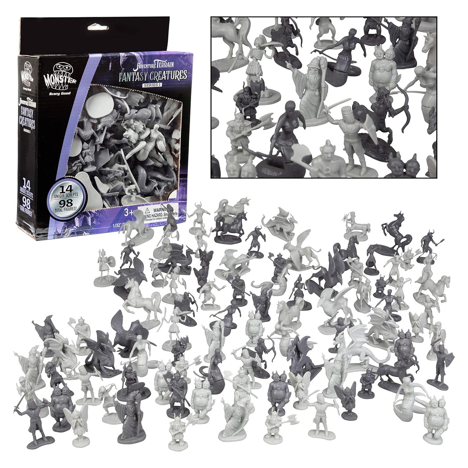 Conjunto de Figuras de Acción SCS Direct - 98 Piezas Fantásticas