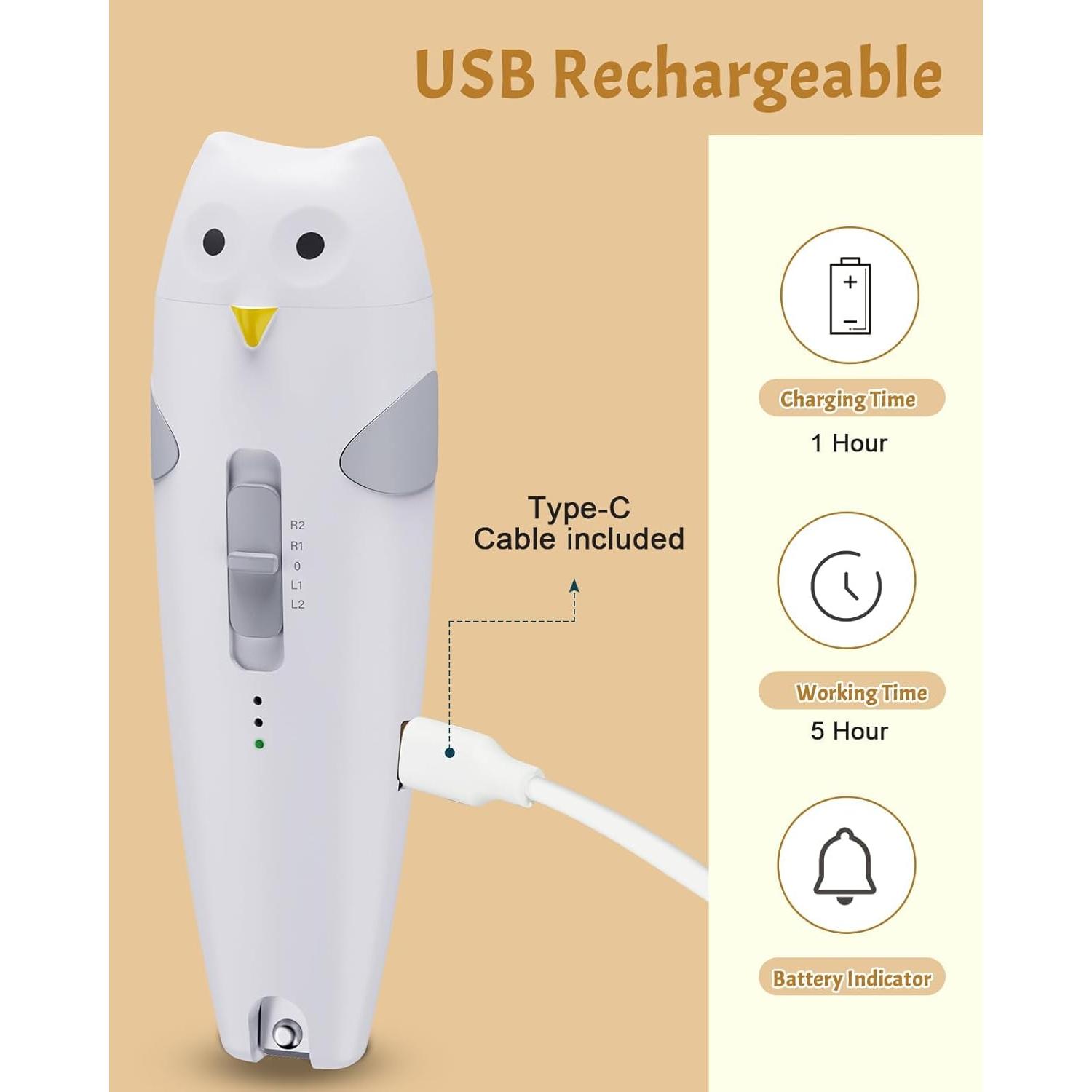 Kit de Cuidado para Bebés Lictin 26 en 1 Eléctrico Gris