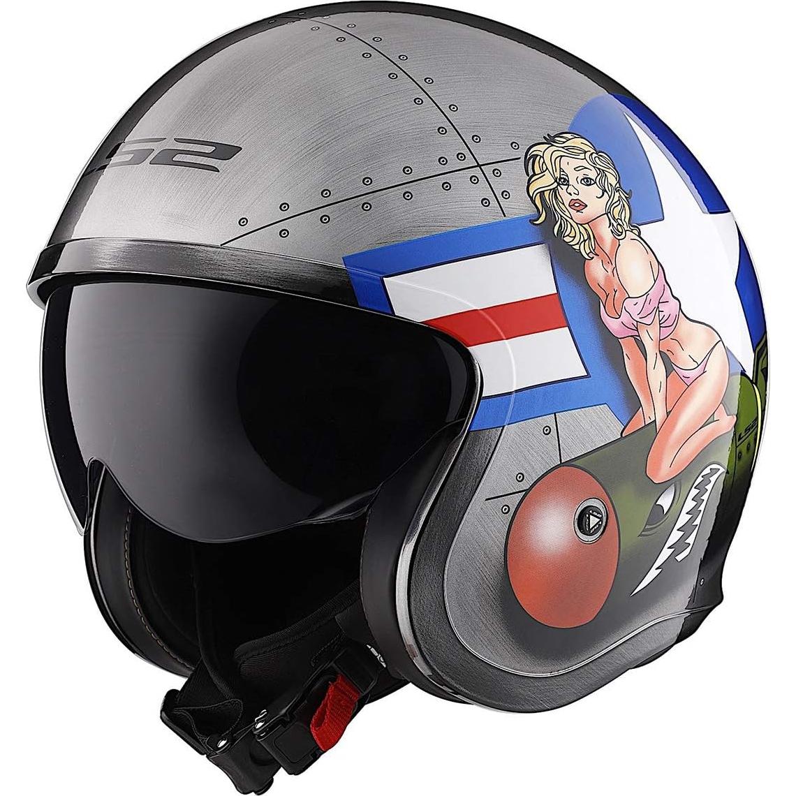 LS2 Helmets Open Face Spitfire Helmet