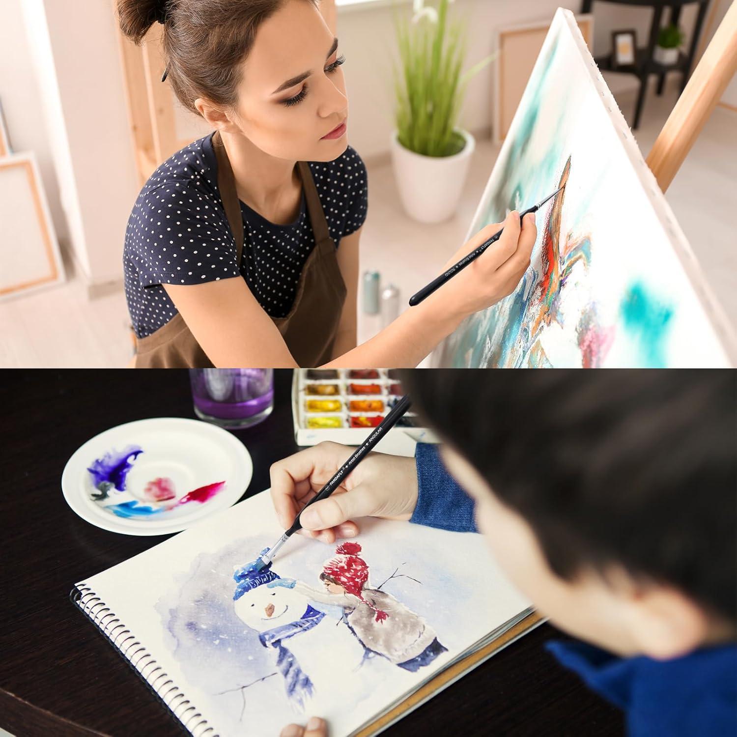 Pinceles de Detalle PANDAFLY 15 Piezas para Pintura