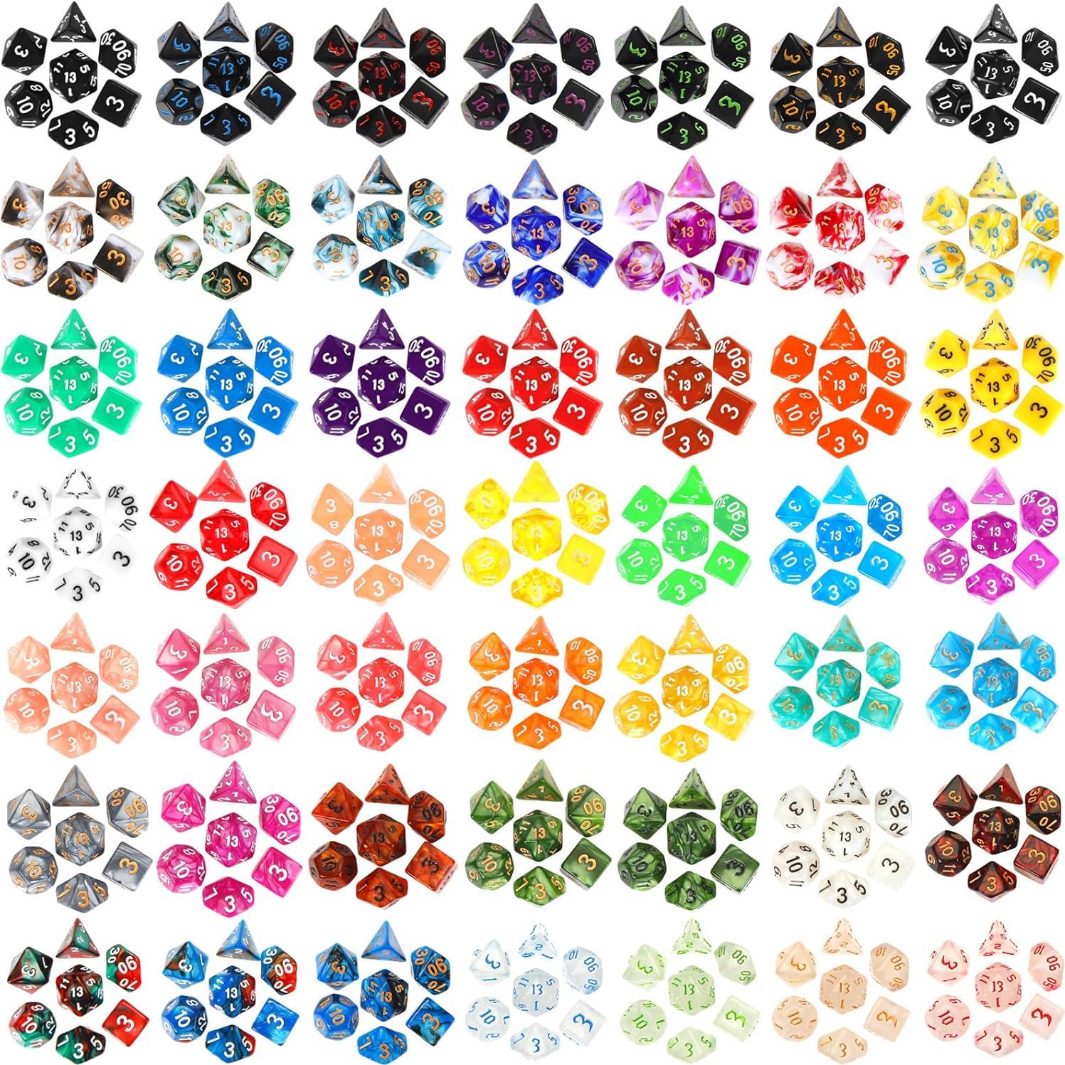 Dados Poliedricos Yilloog 350 Piezas Multi Juego de Rol