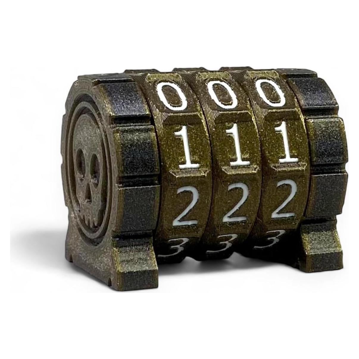 Contador de Vida Lixusia para Juegos de Mesa 3 Anillos Dorados