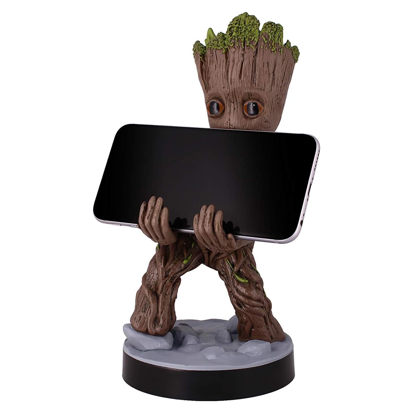 Soporte Groot Infantil Cable Guys - Marvel 21.5 cm