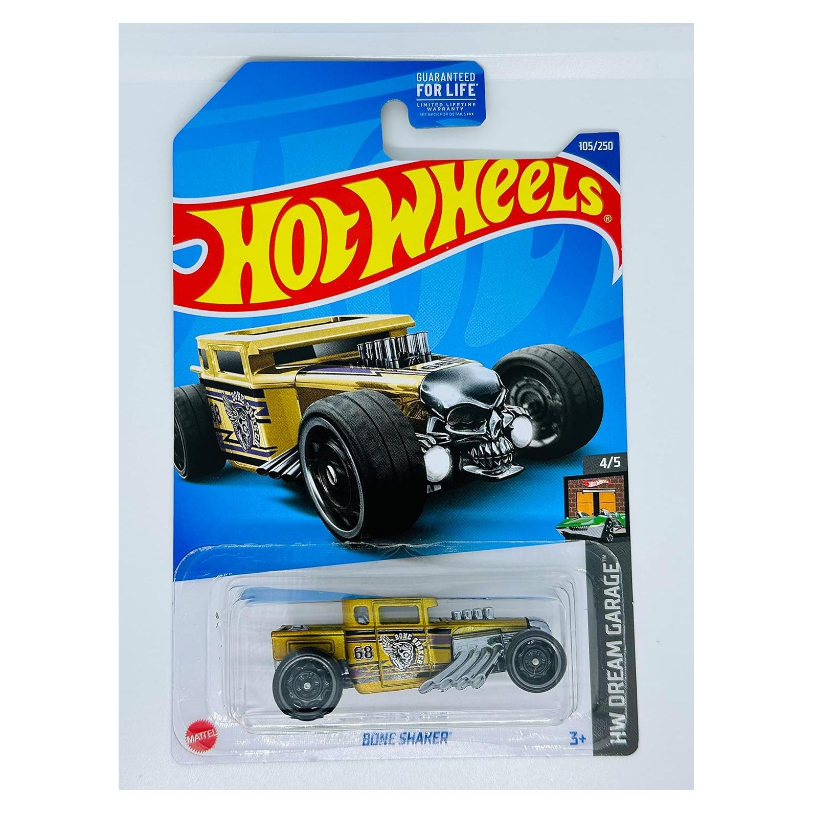 Hot Wheels 2022 Bone Shaker Oro 1:64 Mattel Nuevo Sellado