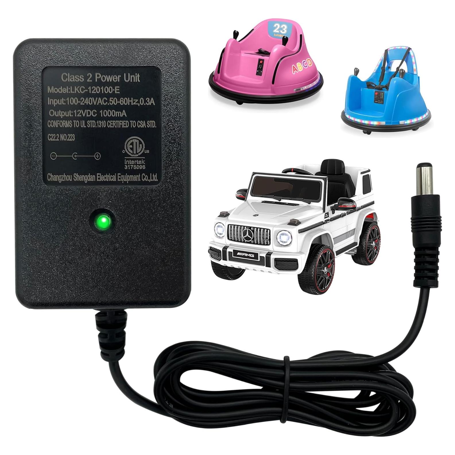 Cargador 12V ETL para Coches de Montar y Juguetes Eléctricos
