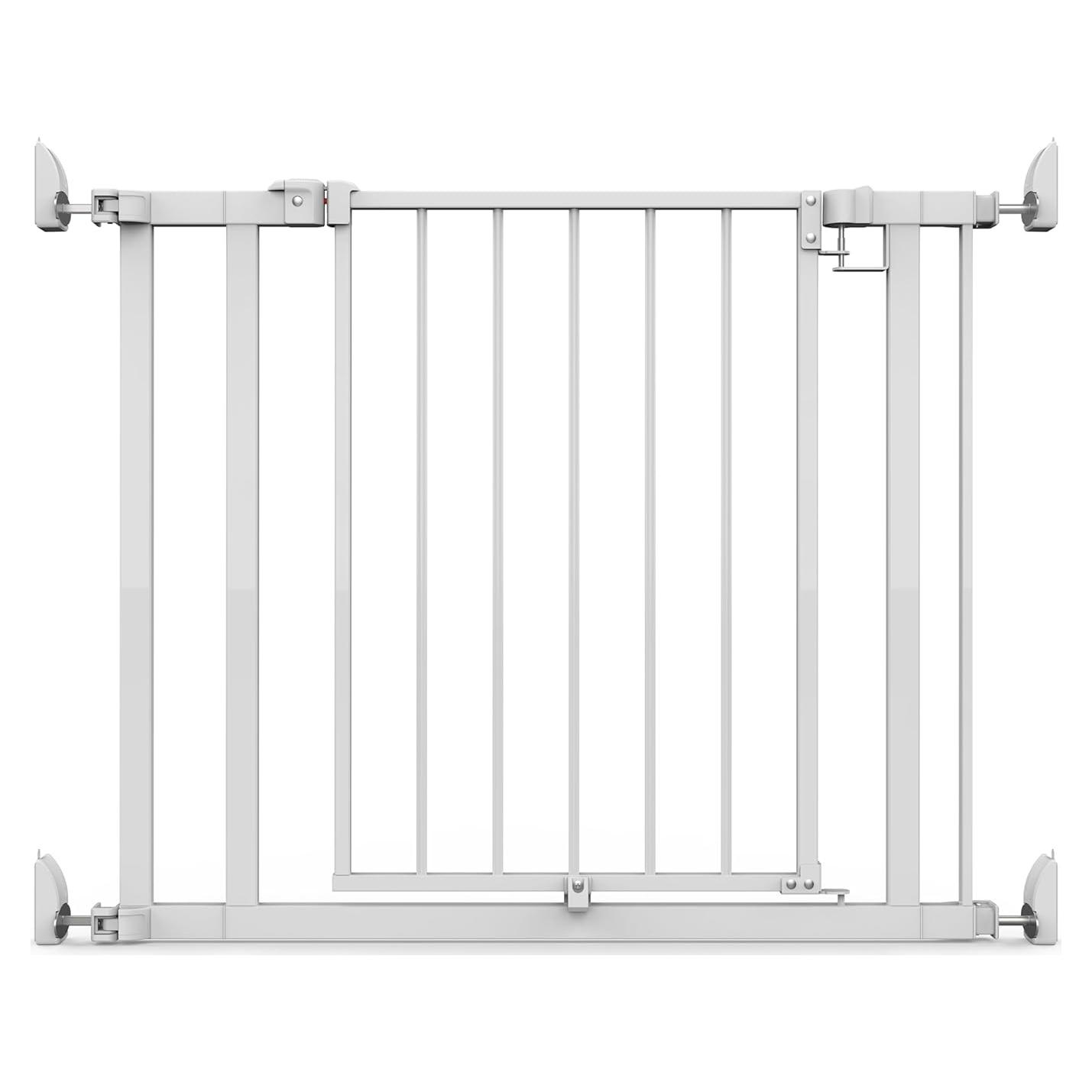 Puerta para Mascotas Ingenuity 30-37 cm Ancha Blanca