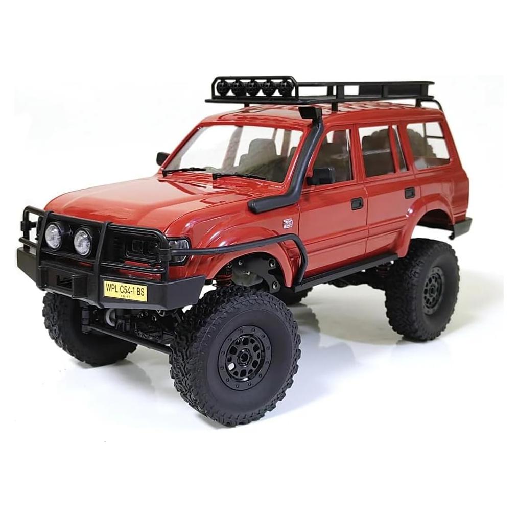Camión RC Crawler WPL C54-1 4x4 Todo Terreno Rojo