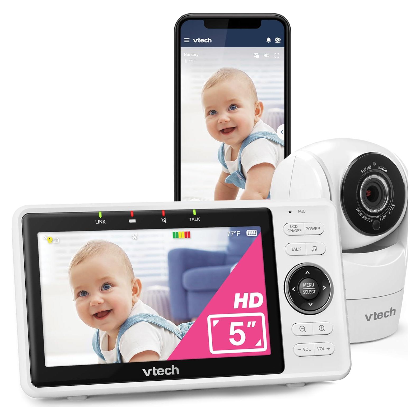 Monitor de Bebé VTech VM901 1080p con Pantalla 5"