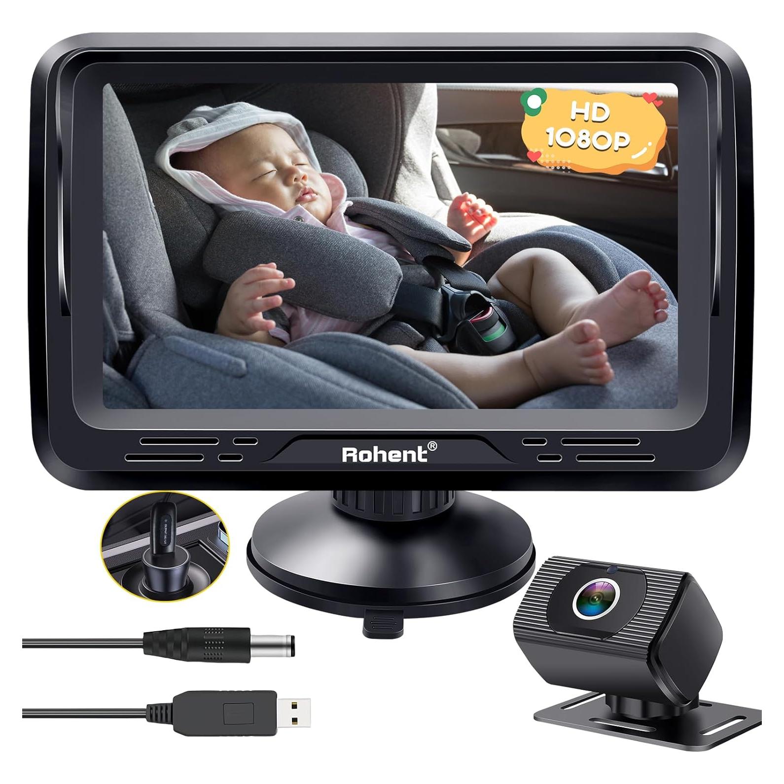 Cámara para Bebé Rohent N06 USB 1080P con Visión Nocturna