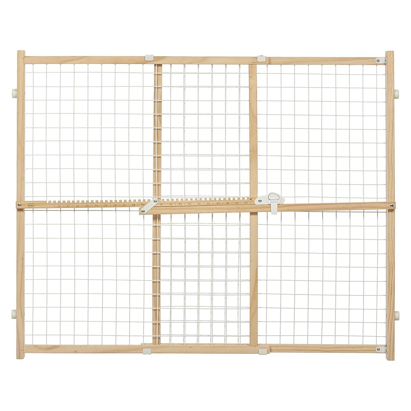 Puerta de Seguridad para Mascotas MidWest 32x73-127cm Blanca