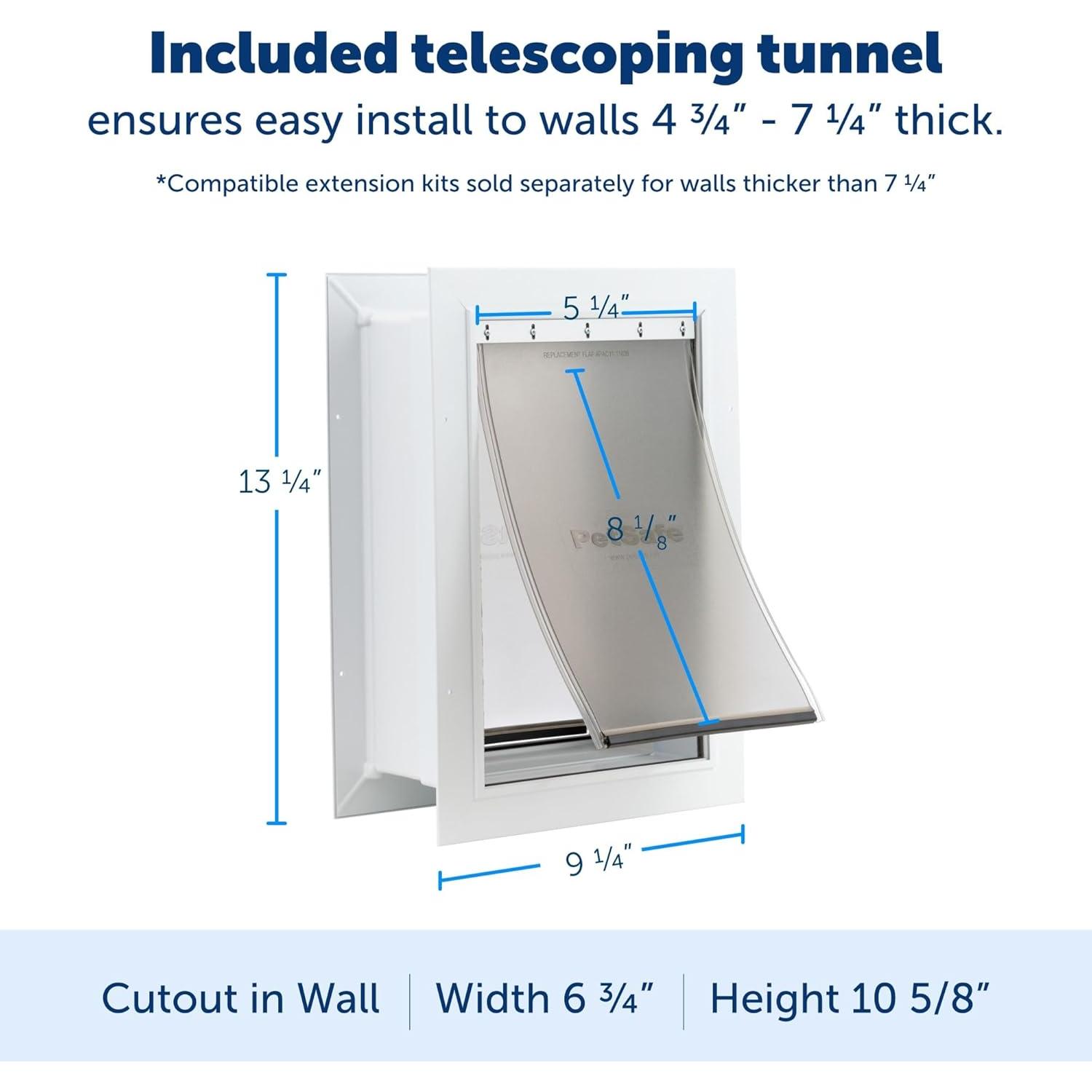 Puerta para Mascotas PetSafe Telescópica Pequeña 6.8 kg