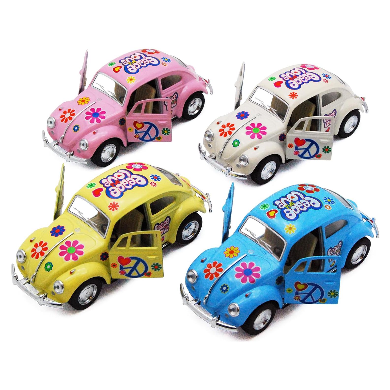 Modelo Coche Metal Fundido KiNSMART 1967 Volkswagen Escarabajo 12.7 cm