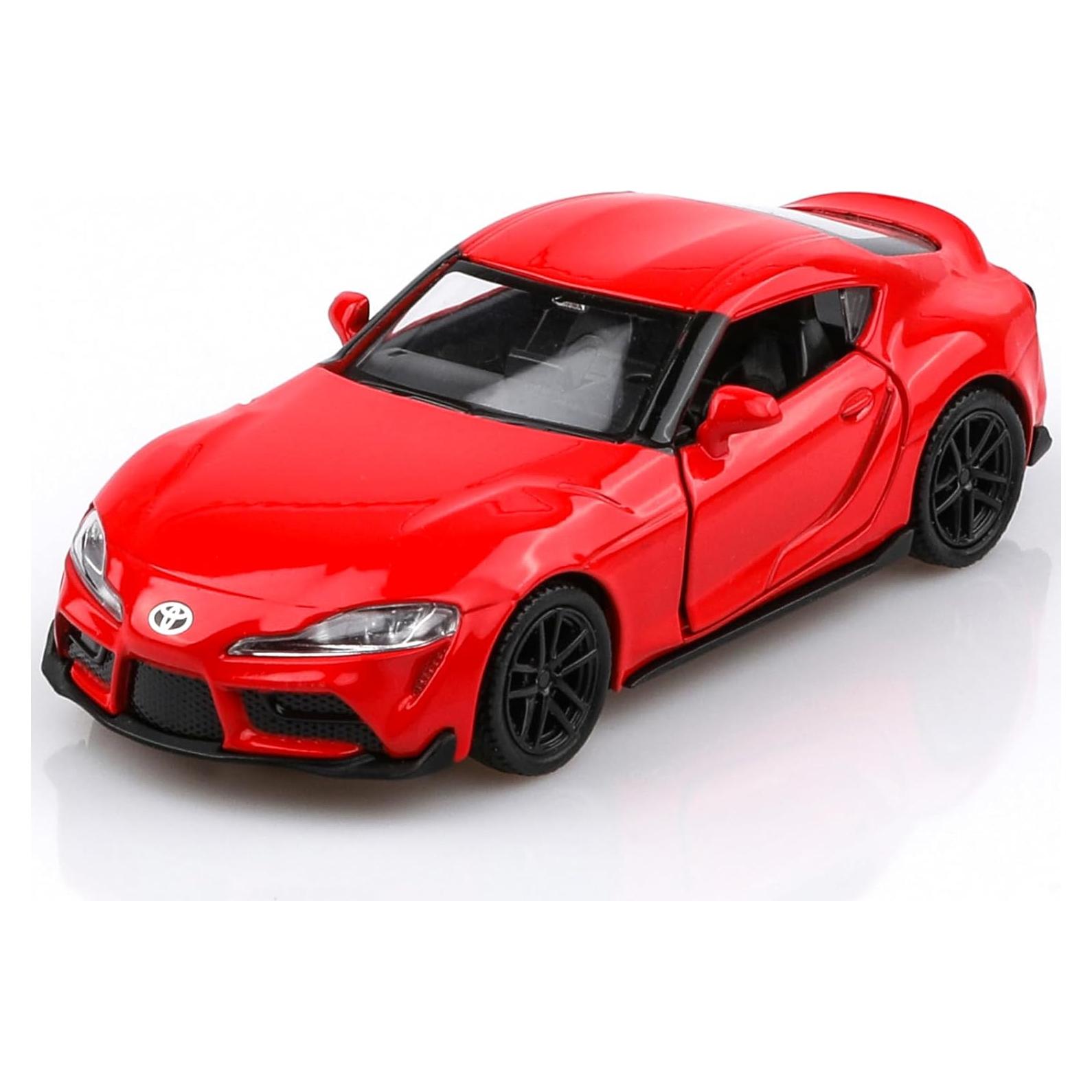 Coche de Juguete Toyota Supra 1/36 Retroceso Rojo