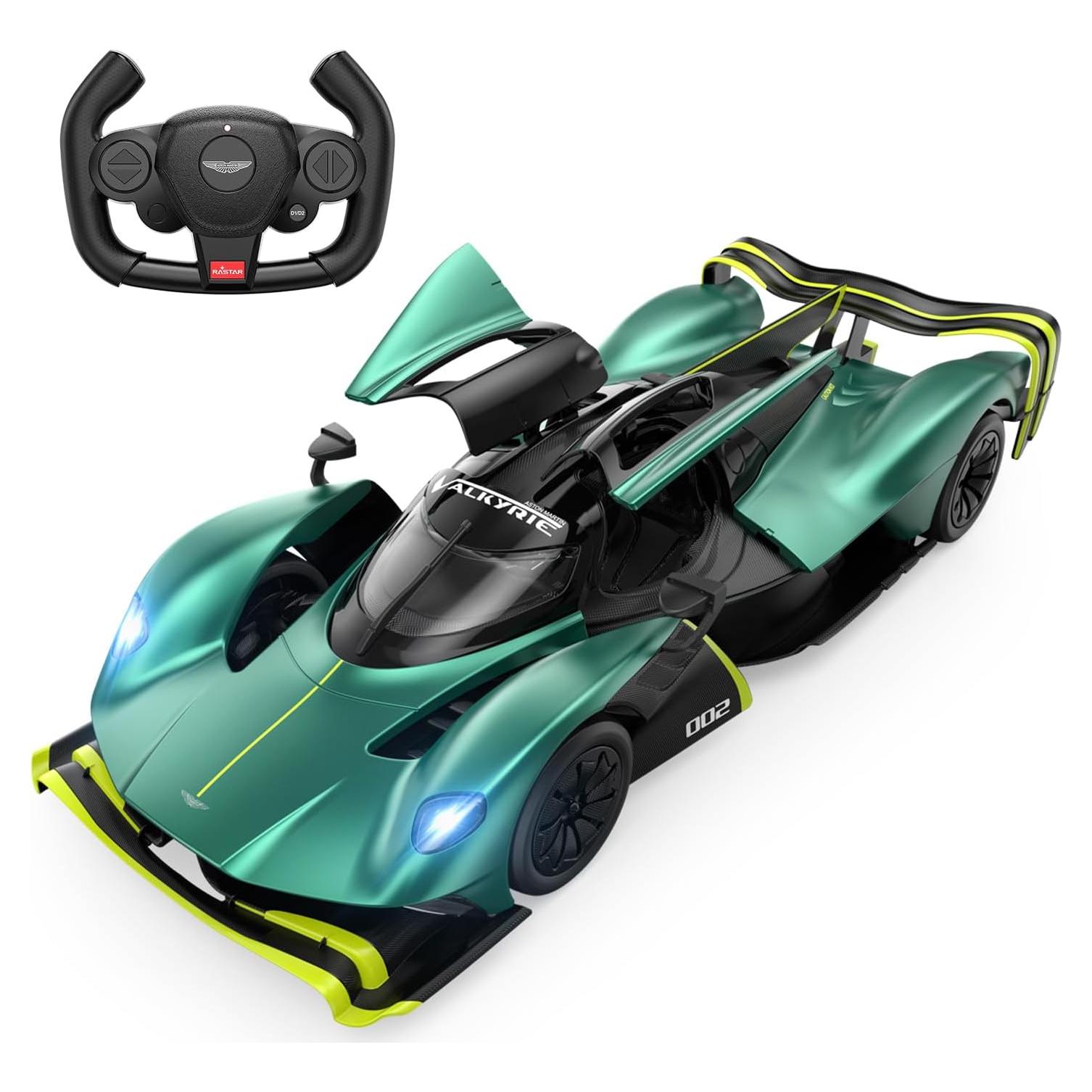 Coche RC Rastar 1/14 Aston Martin Valkyrie Verde
