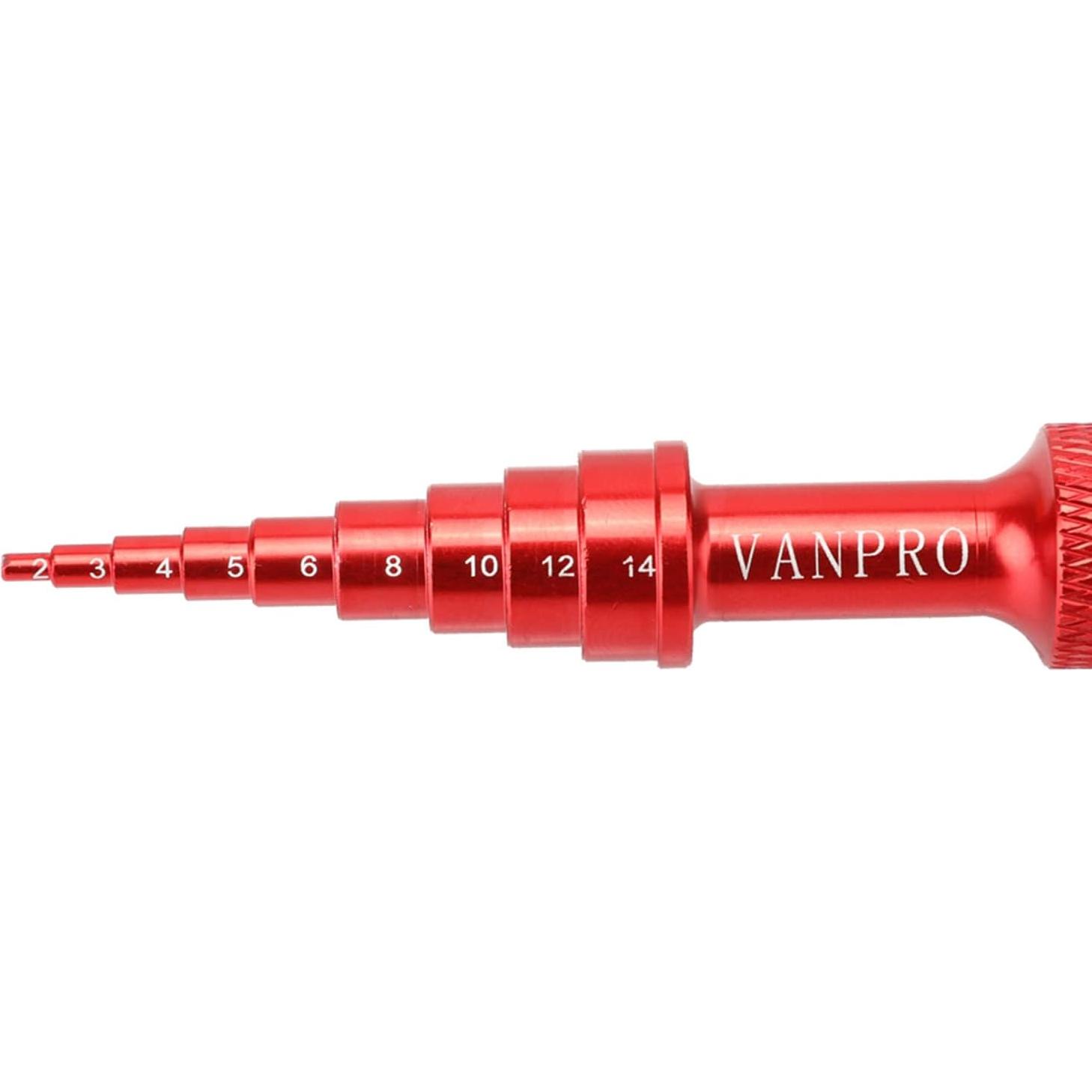 Herramienta Vanpro para Rodamientos de Skateboard - Aluminio Rojo