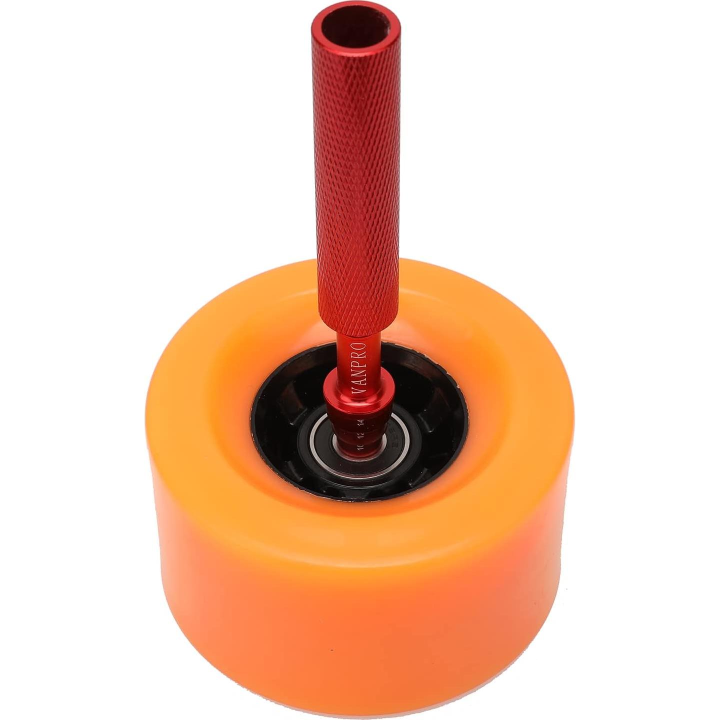 Herramienta Vanpro para Rodamientos de Skateboard - Aluminio Rojo
