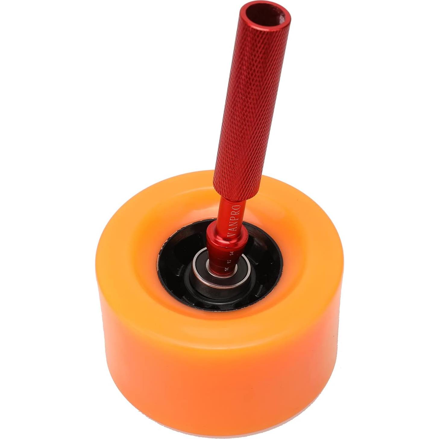 Herramienta Vanpro para Rodamientos de Skateboard - Aluminio Rojo