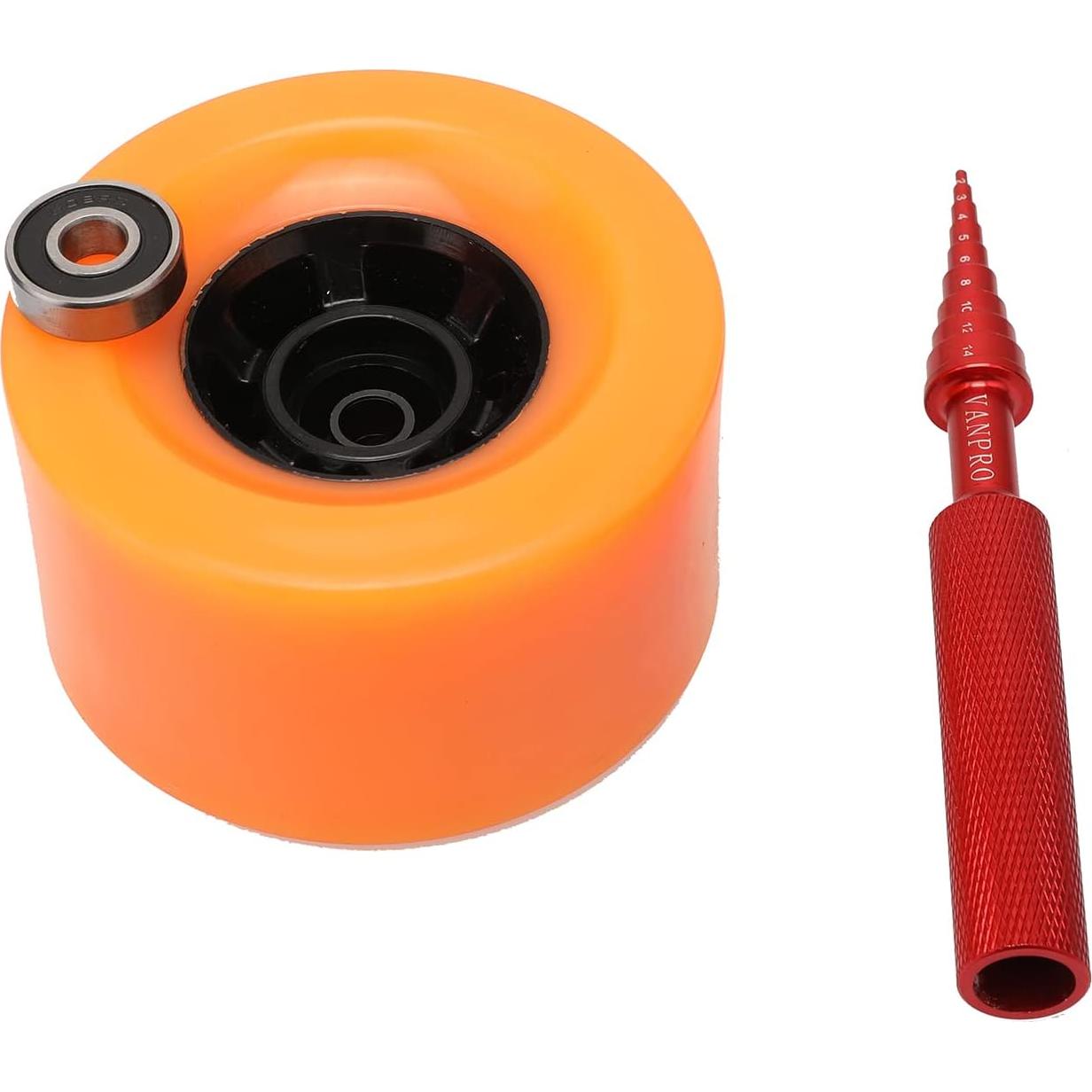 Herramienta Vanpro para Rodamientos de Skateboard - Aluminio Rojo