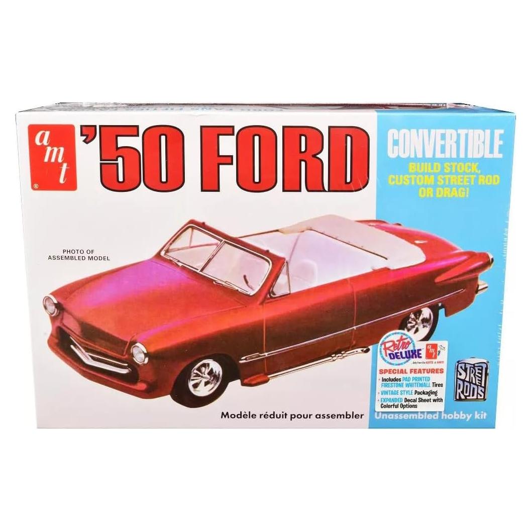 Kit de Modelo Ford Convertible 1950 AMT 1:25 199 Piezas