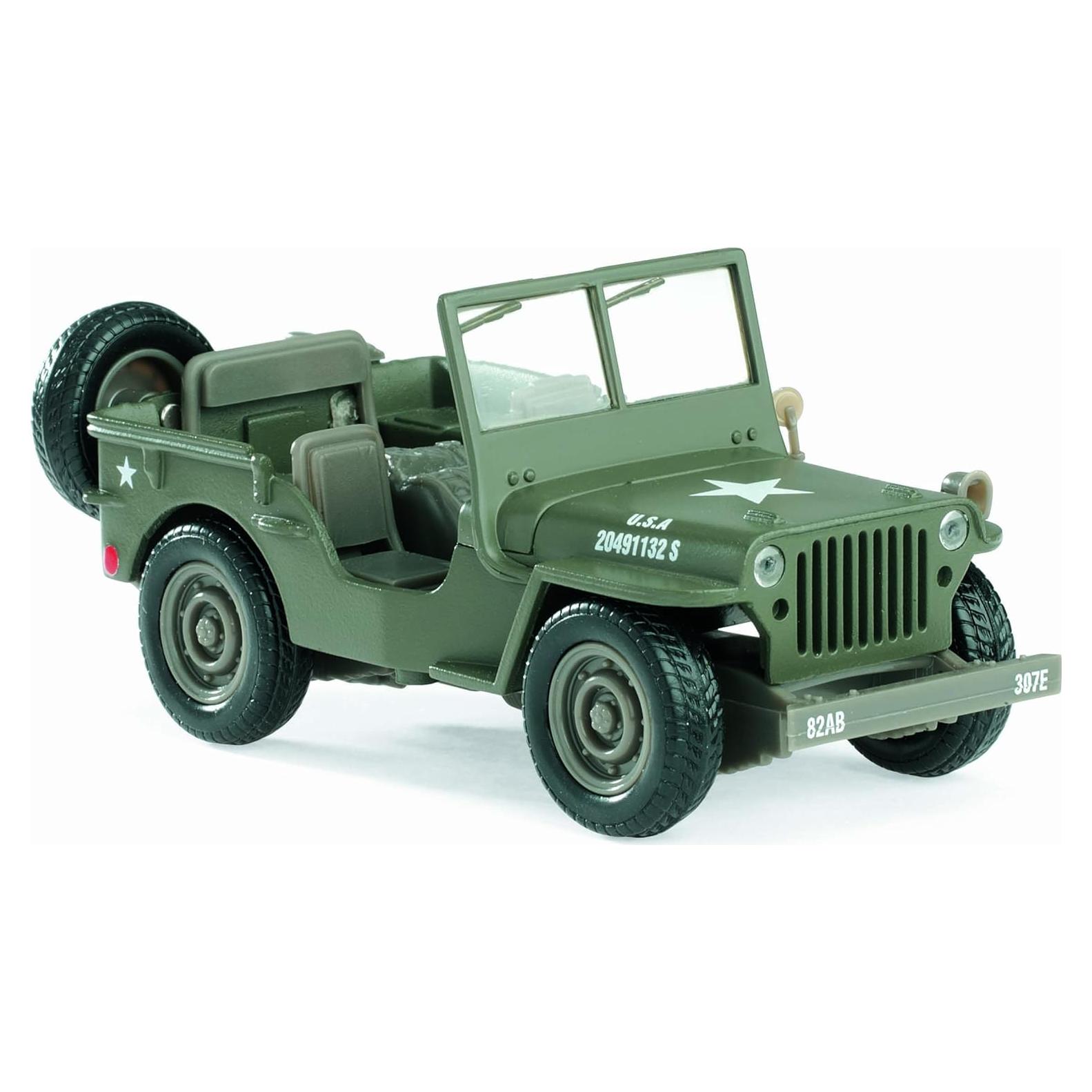 Modelo a Escala Jeep Willys NewRay 1:32 Verde
