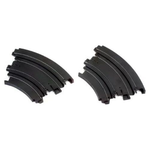 AFX Pista Slot Car Curva 1/8 Círculo 45° - 2 Piezas