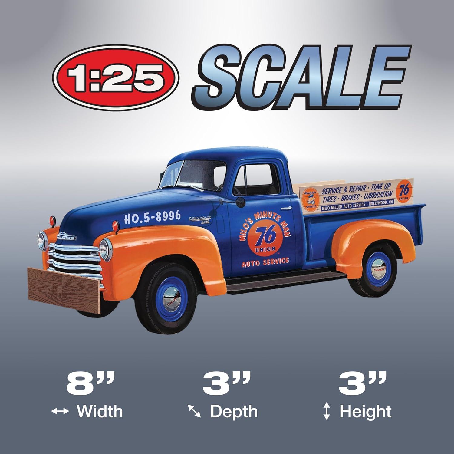 Kit Modelo 1950 Chevy Pickup Union 76 Escala 1:25