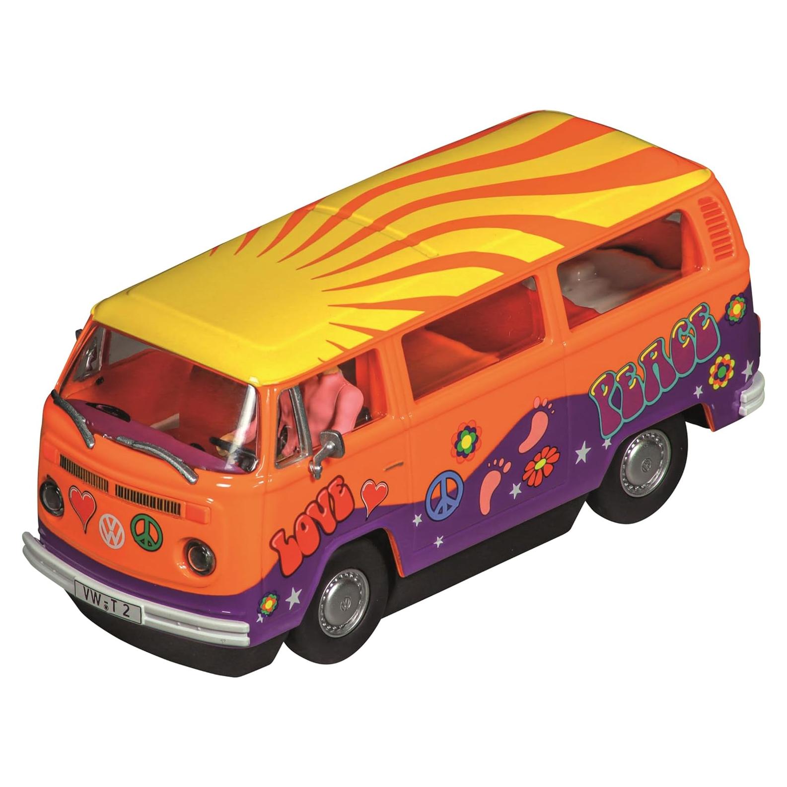 Slot Car Carrera Volkswagen Bus T2b Paz y Amor 1:32