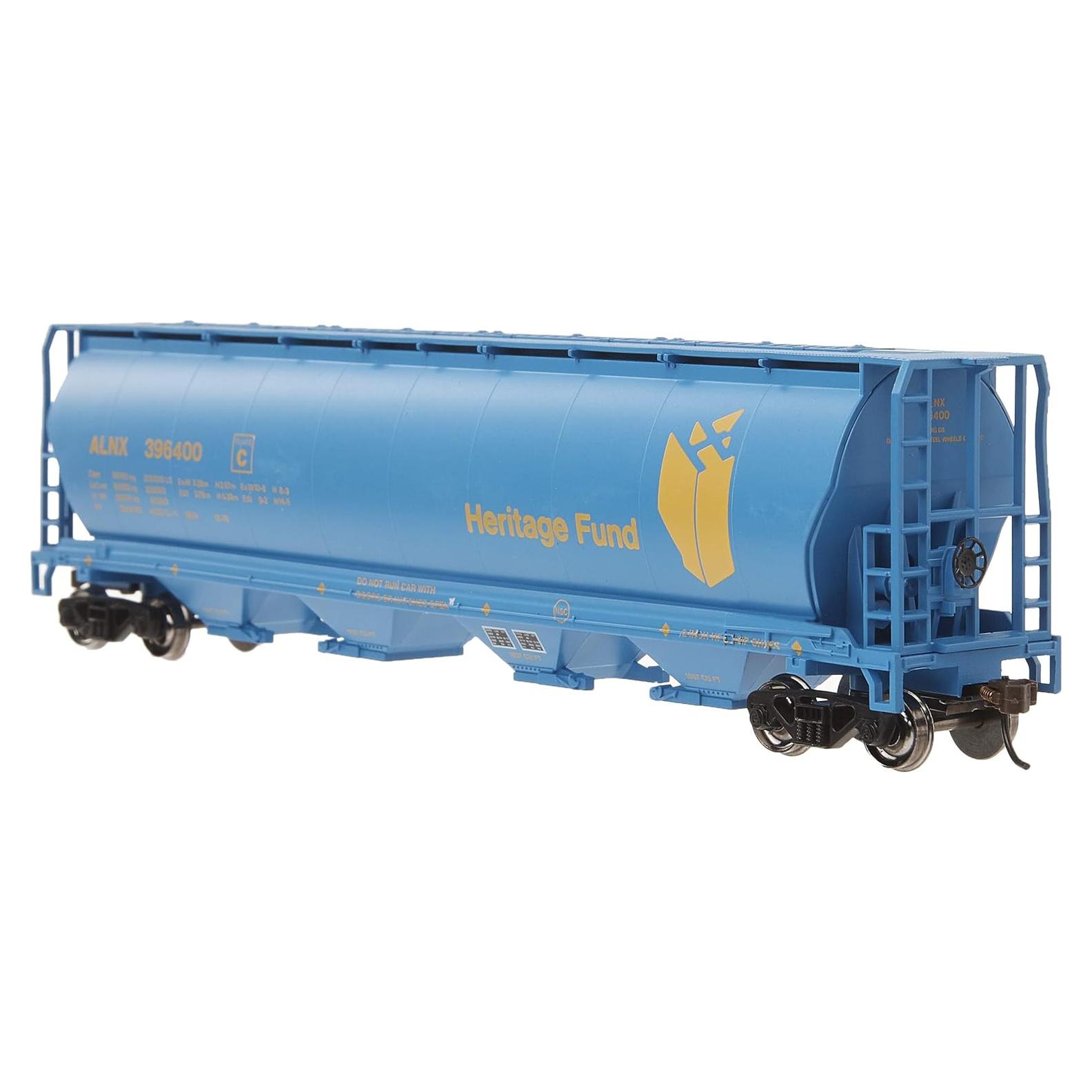 Vagón de Carga Cilíndrico Bachmann HO 4 Bay Grano