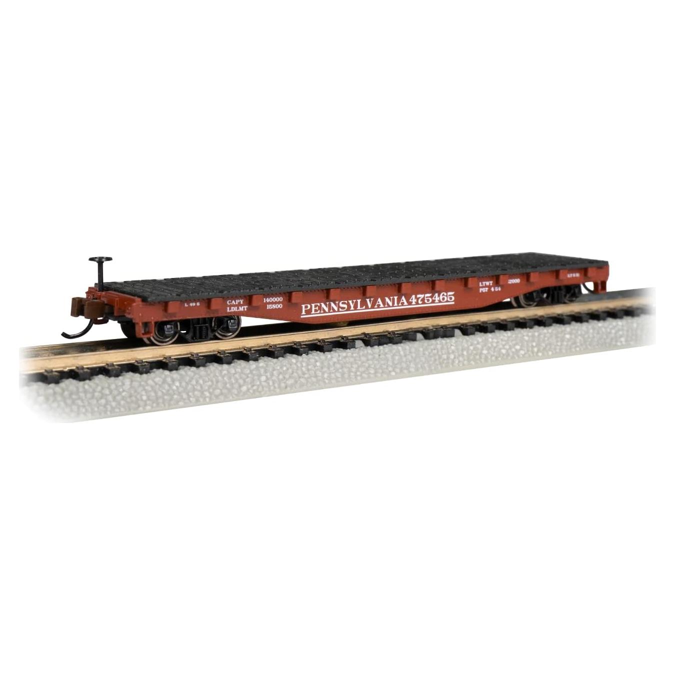Carro Plano Bachmann PRR #475465 Escala N Detallado